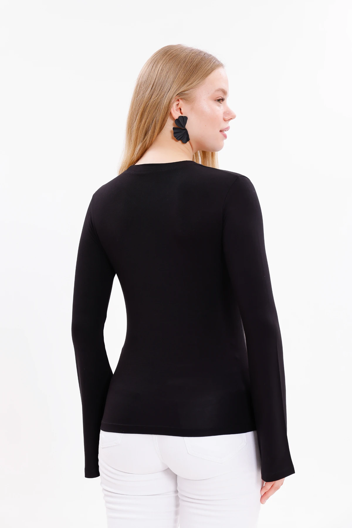 Kadın İspanyol Kol Body 2’li Set - Siyah, Siyah