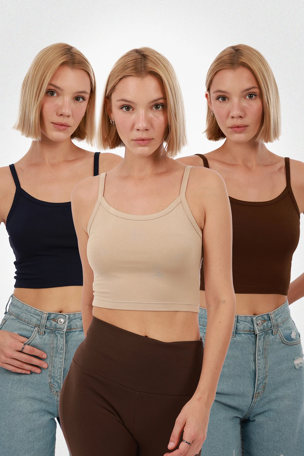 Lacivert, Ekru, Kahverengi