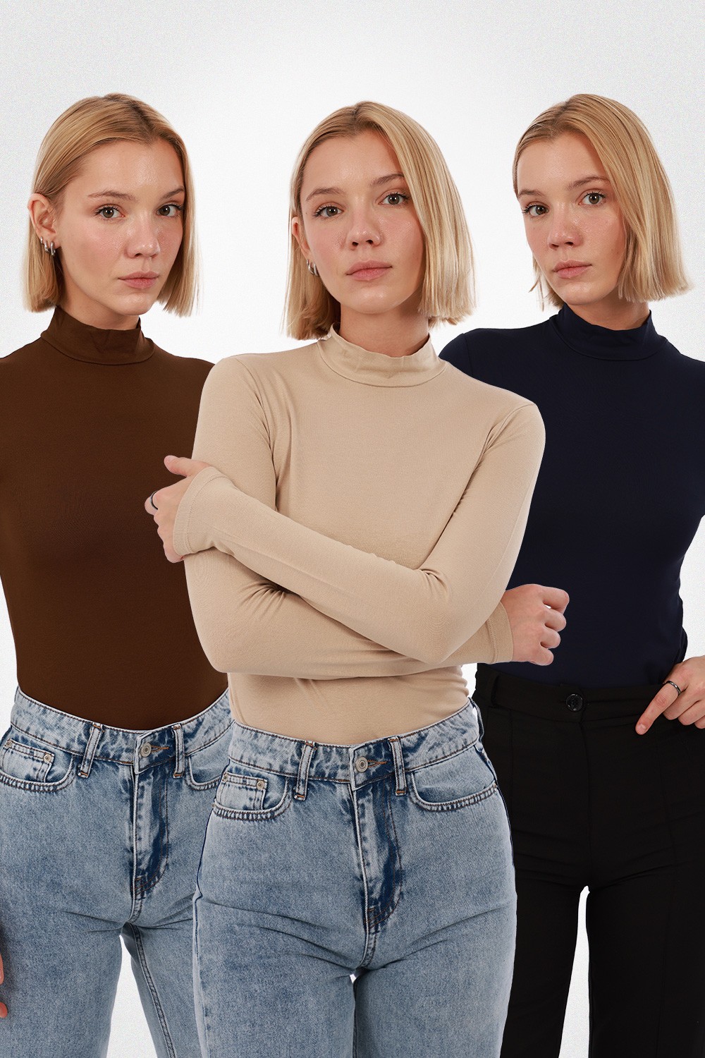 Kahverengi, Ekru, Lacivert