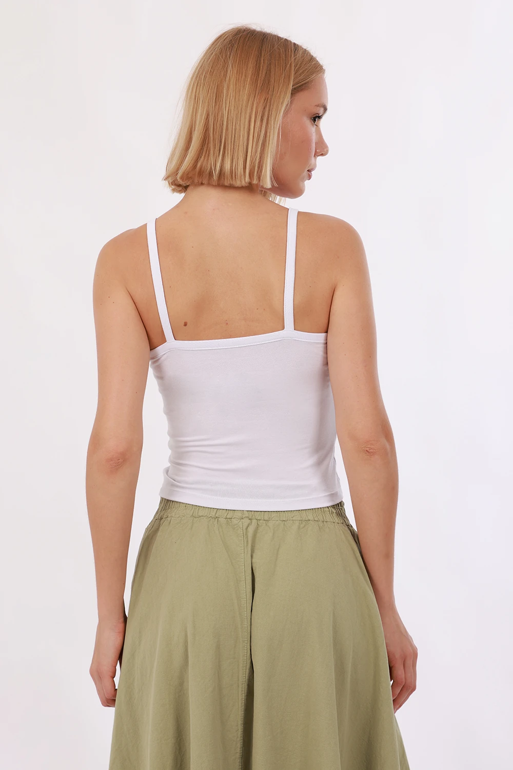 Kadın Askılı Atlet - Beyaz