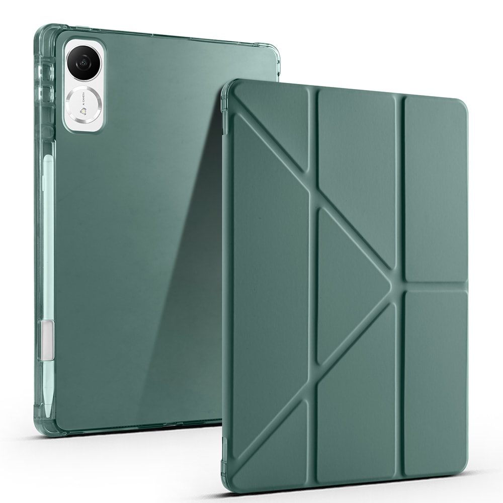 Honor Pad V9 Kılıf Zore Tri Folding Kalem Bölmeli Standlı Kılıf
