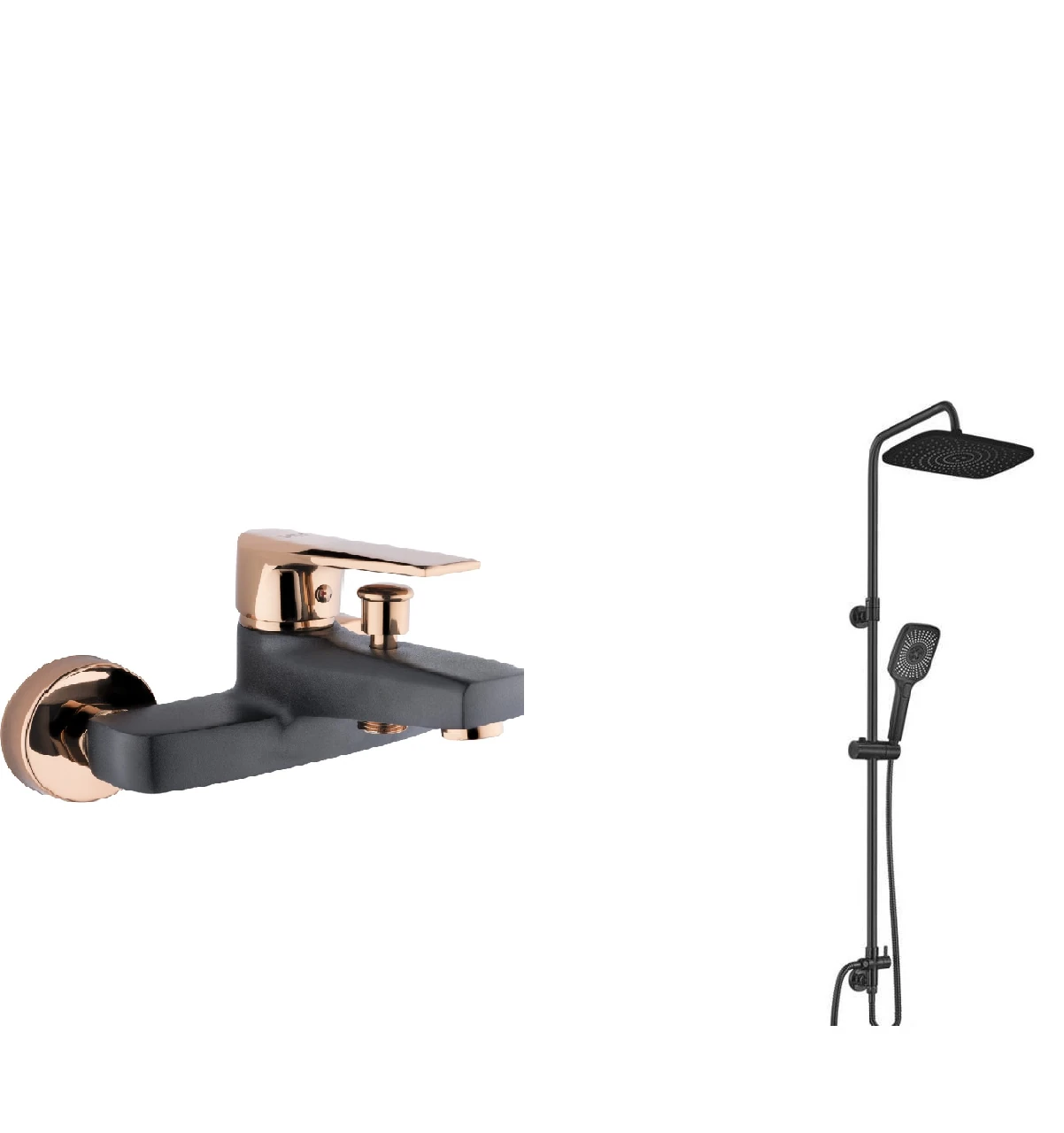 Bms Nautilus Banyo Bataryası + Ar Troya Kolonlu Duş Seti