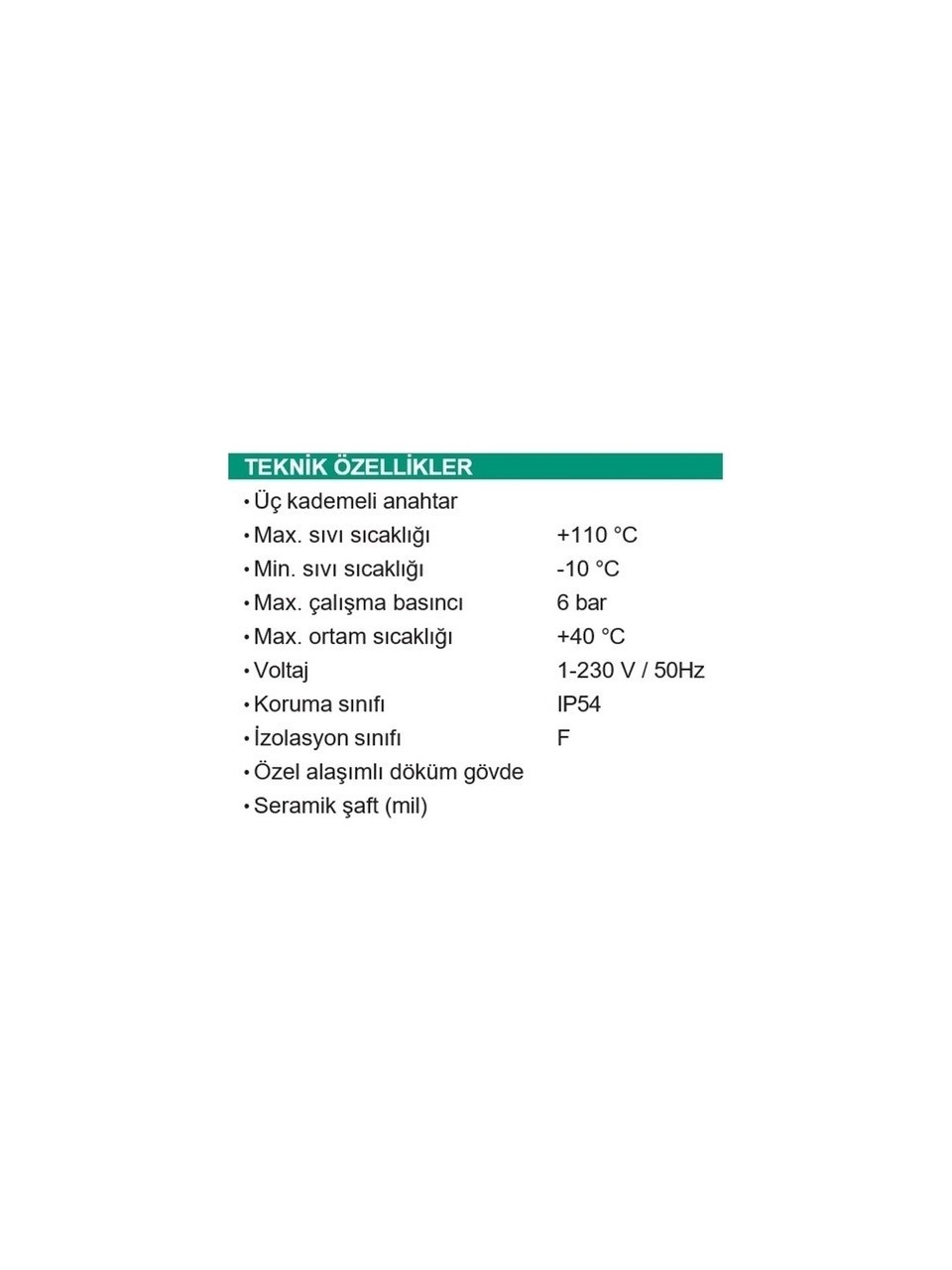 Taifu GRS 25/7 180 mm Sirkülasyon Pompası