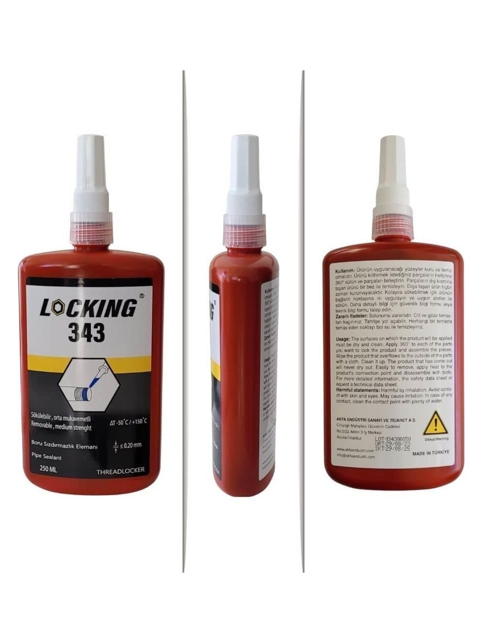 Locking Sıvı Conta 250 ml Sızdırmazlık Elemanı