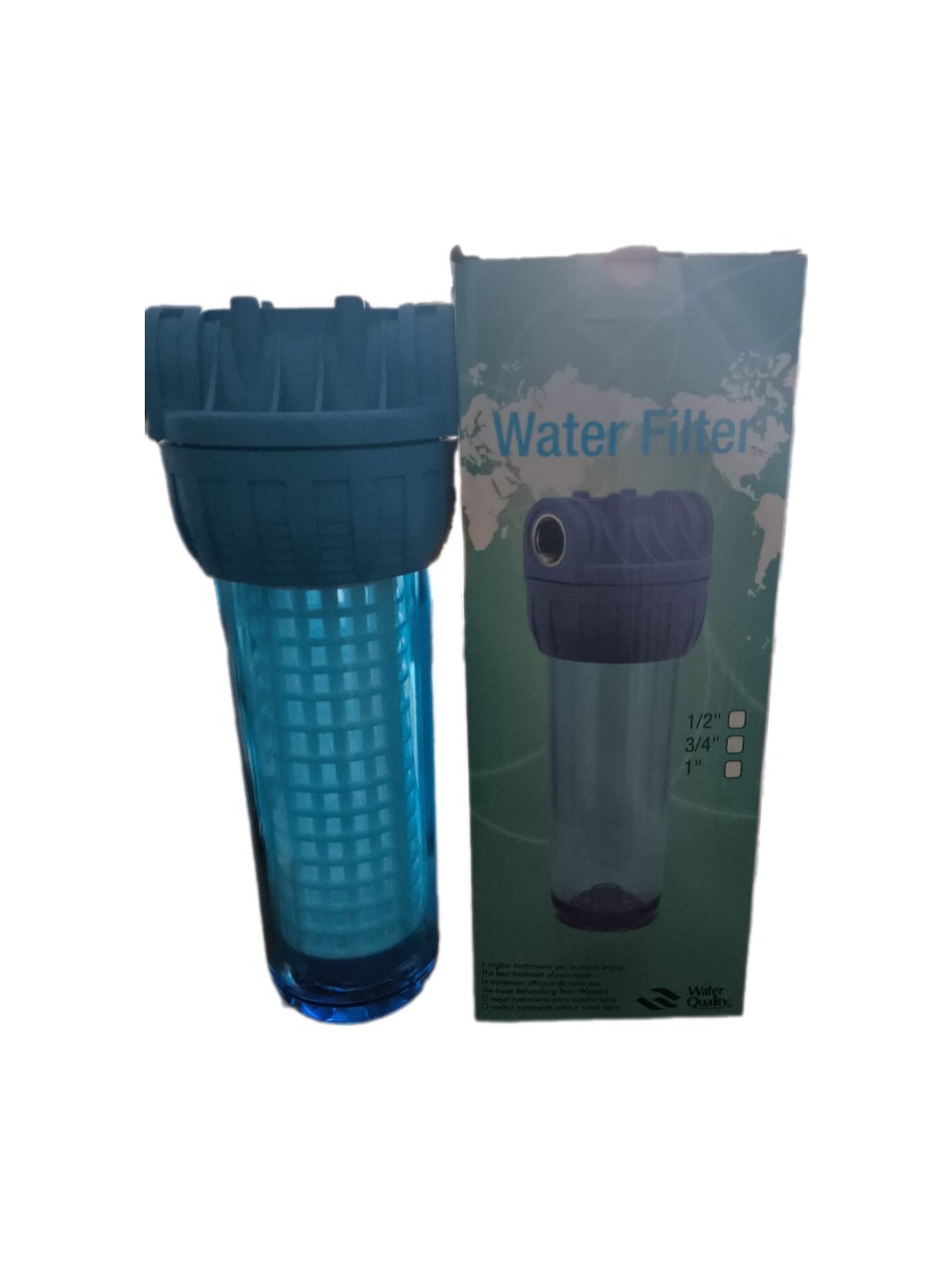 Water Quality 10" Ön Filtre Housing 20 Mikron 3/4 Su Filtresi Yıkanabilir Daire Girişi Filtresi
