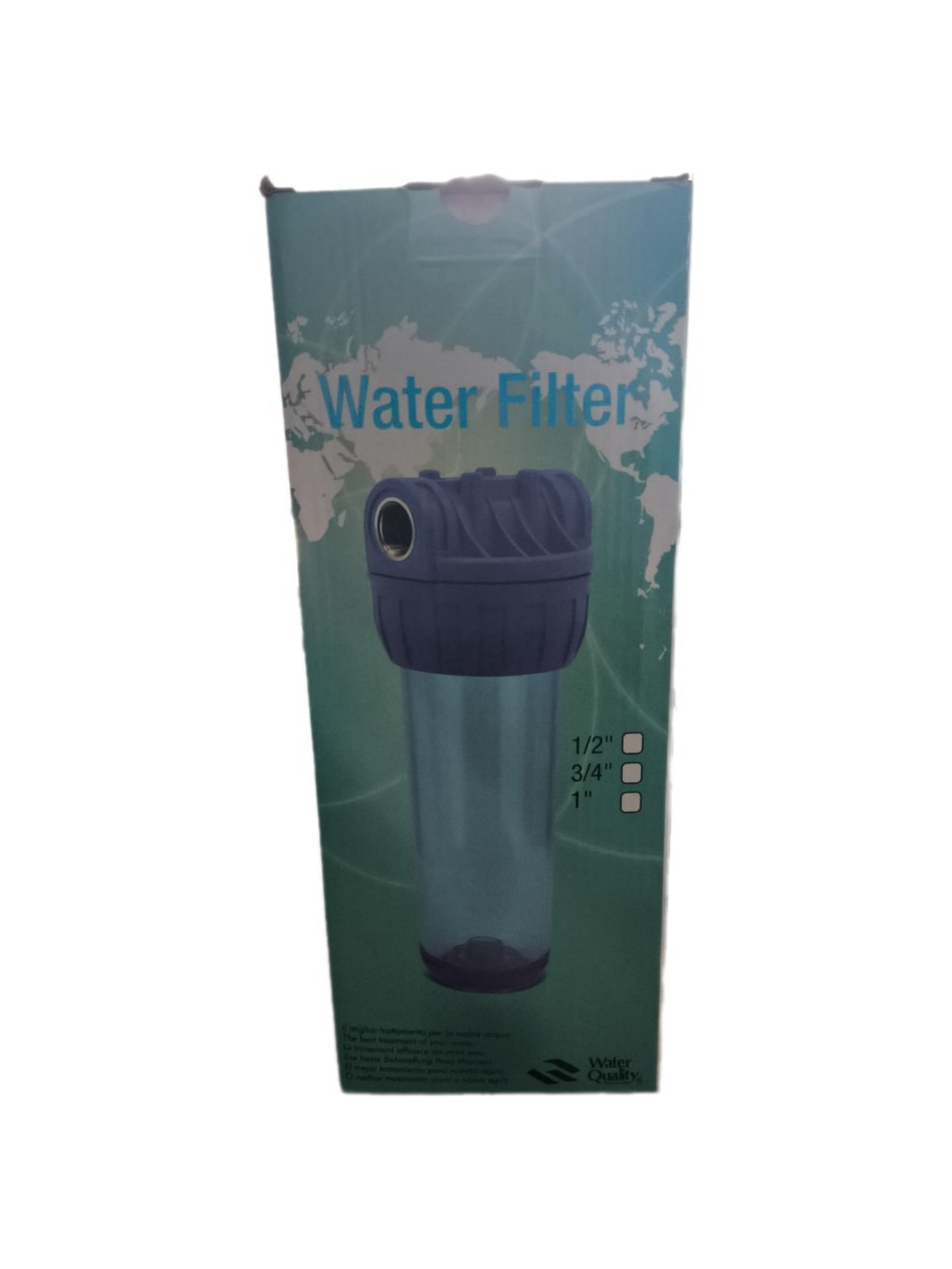 Water Quality 10" Ön Filtre Housing 20 Mikron 3/4 Su Filtresi Yıkanabilir Daire Girişi Filtresi
