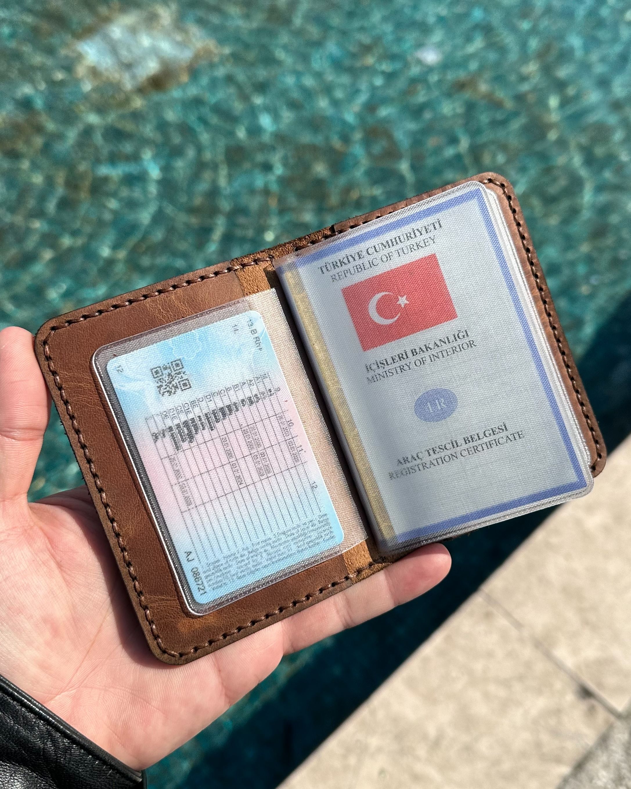 Ruhsat Kılıfı Hakiki Deri 2002