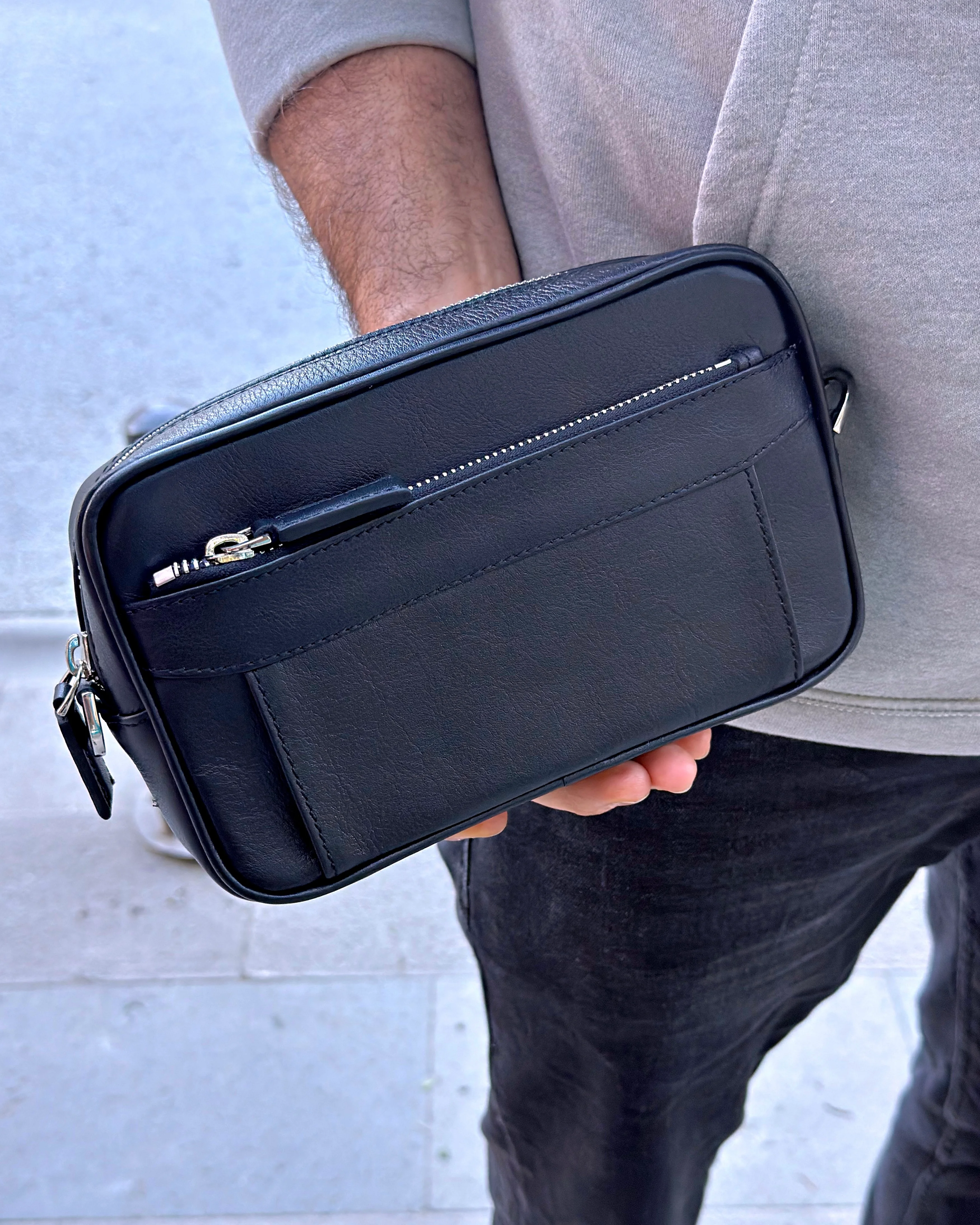 Omuz Askılı Hakiki Deri Çanta 2056 Model