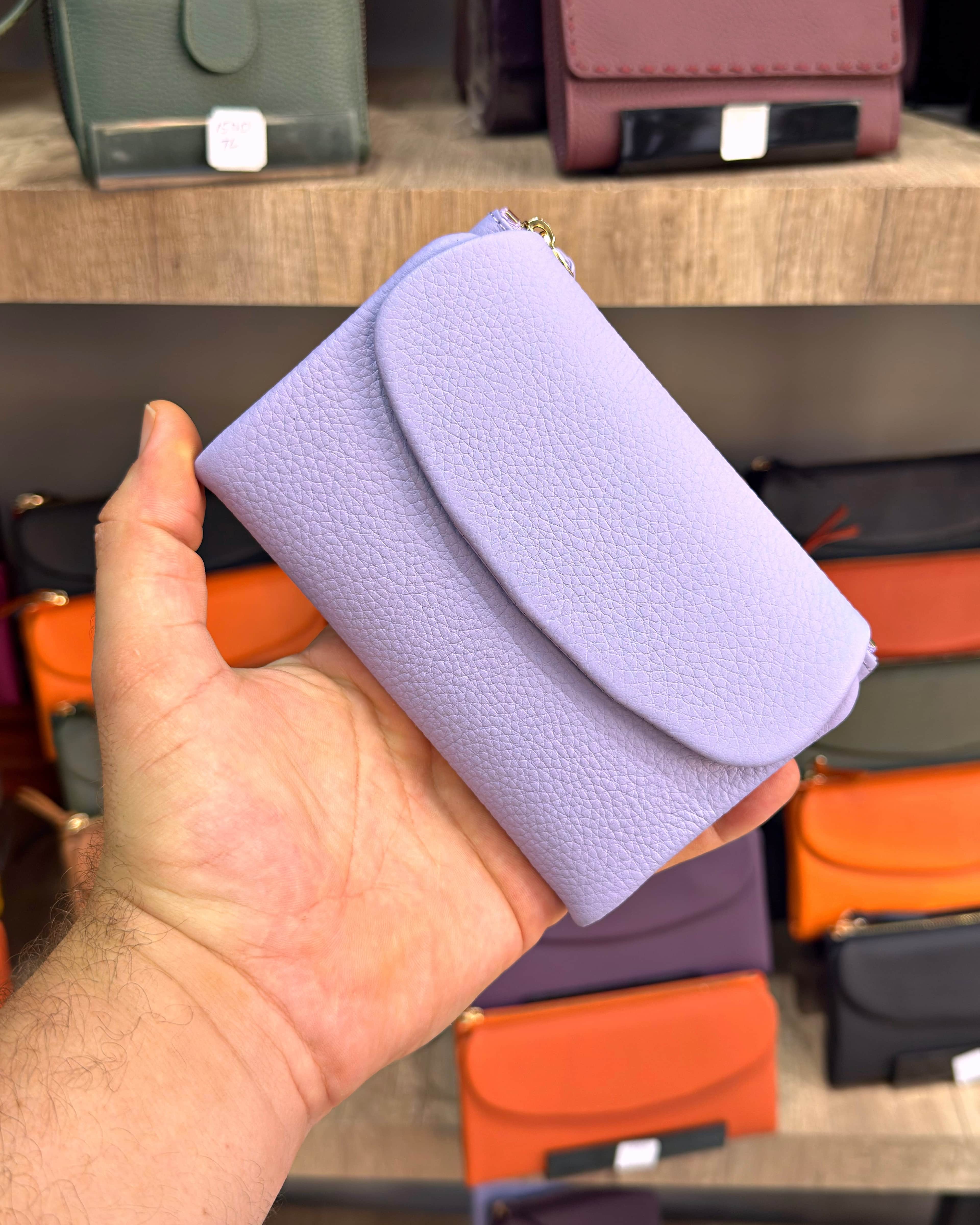 Mini Tulum Model El Cüzdanı Hakiki Deri 1030
