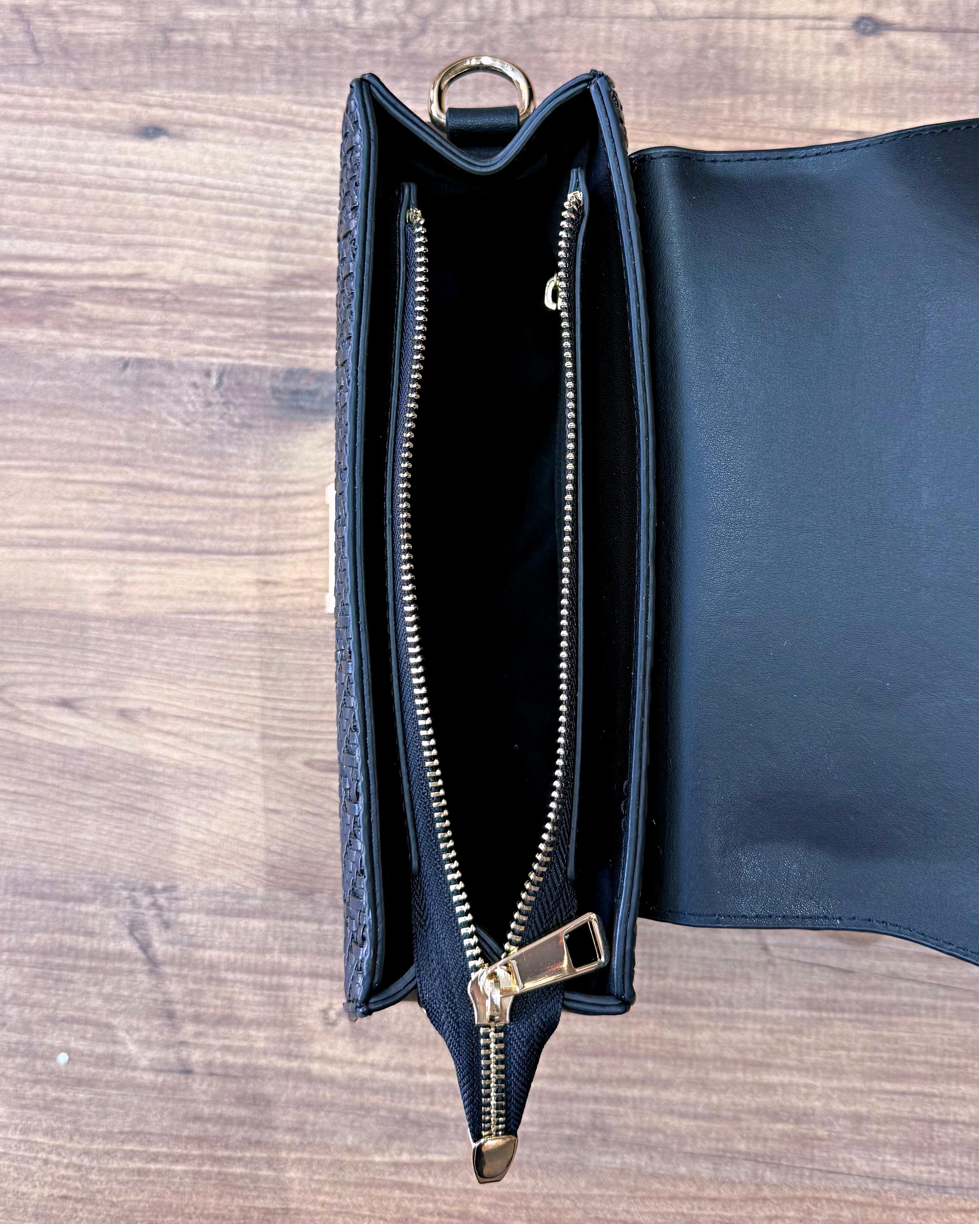 Kroko Rugan Deri Kadın Çantası 1130 Model 