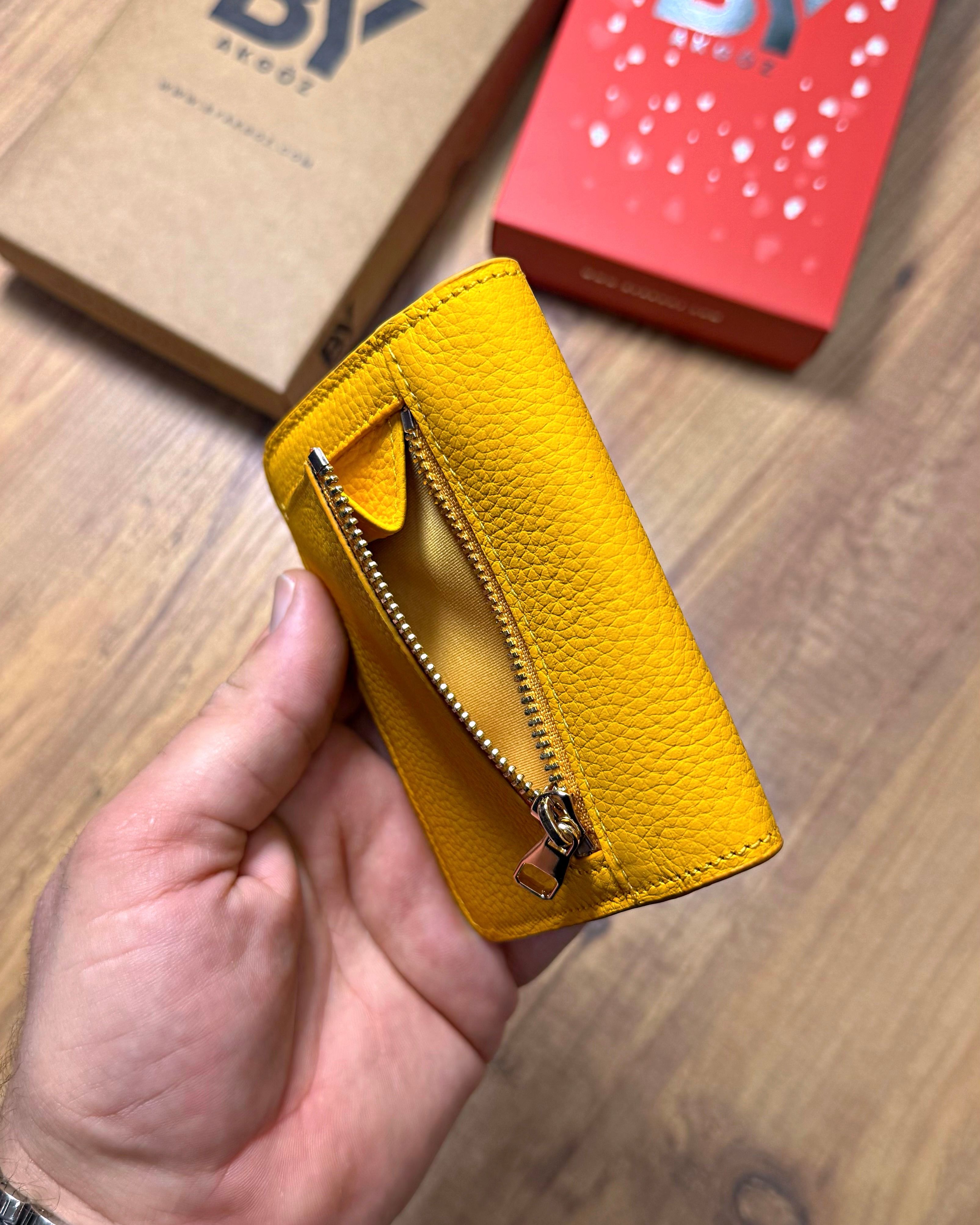 Hakiki Deri Kadın Kartlık 2048 Model 