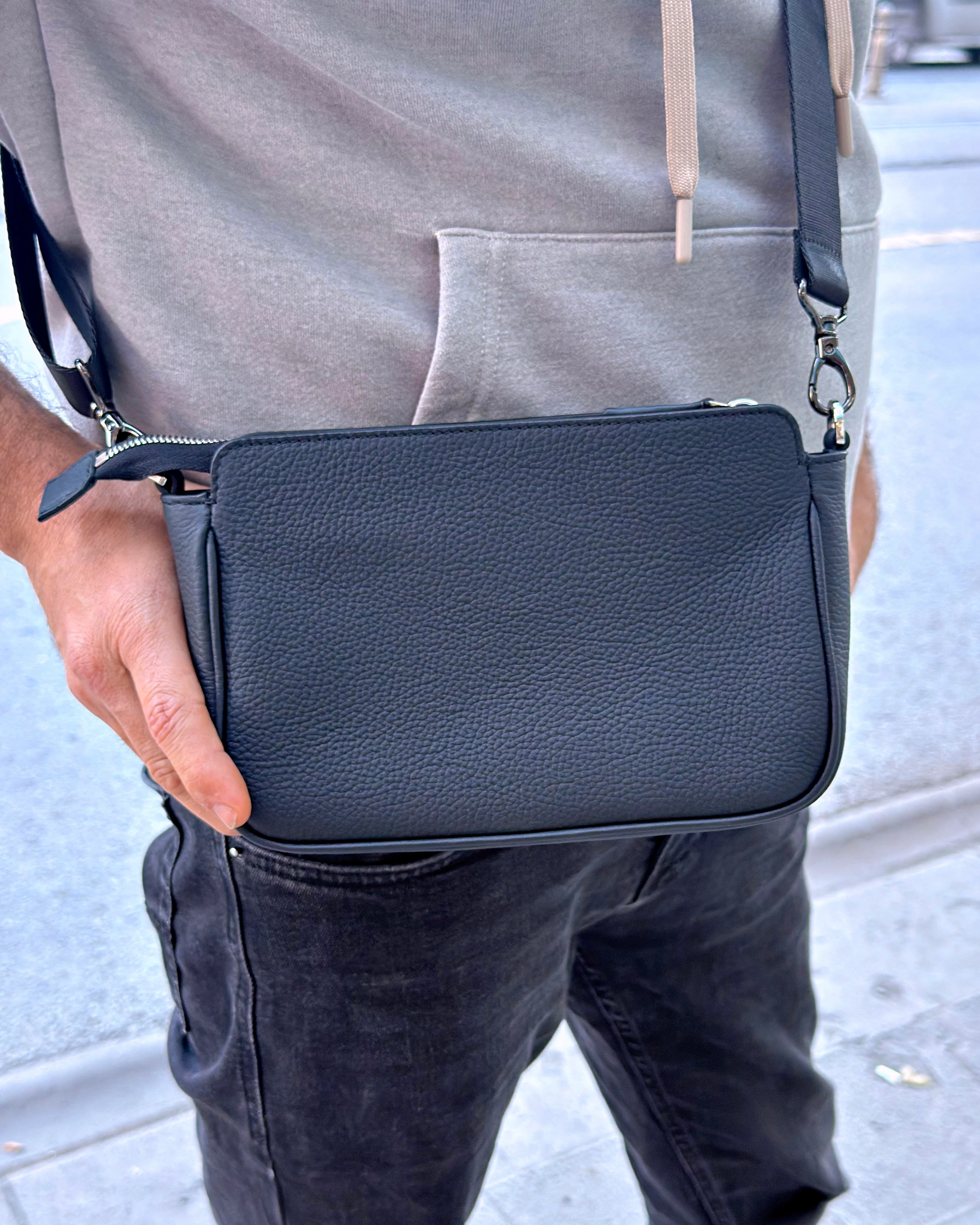 Omuz Askılı Hakiki Deri Çanta 2057 Model