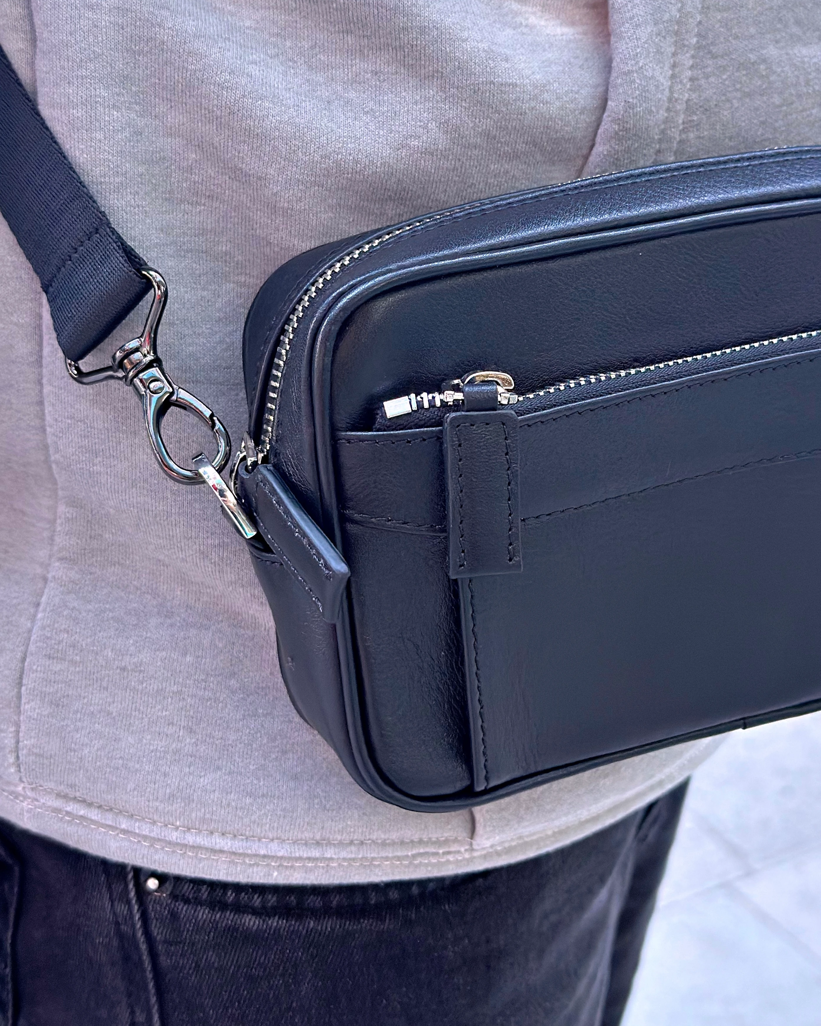 Omuz Askılı Hakiki Deri Çanta 2056 Model