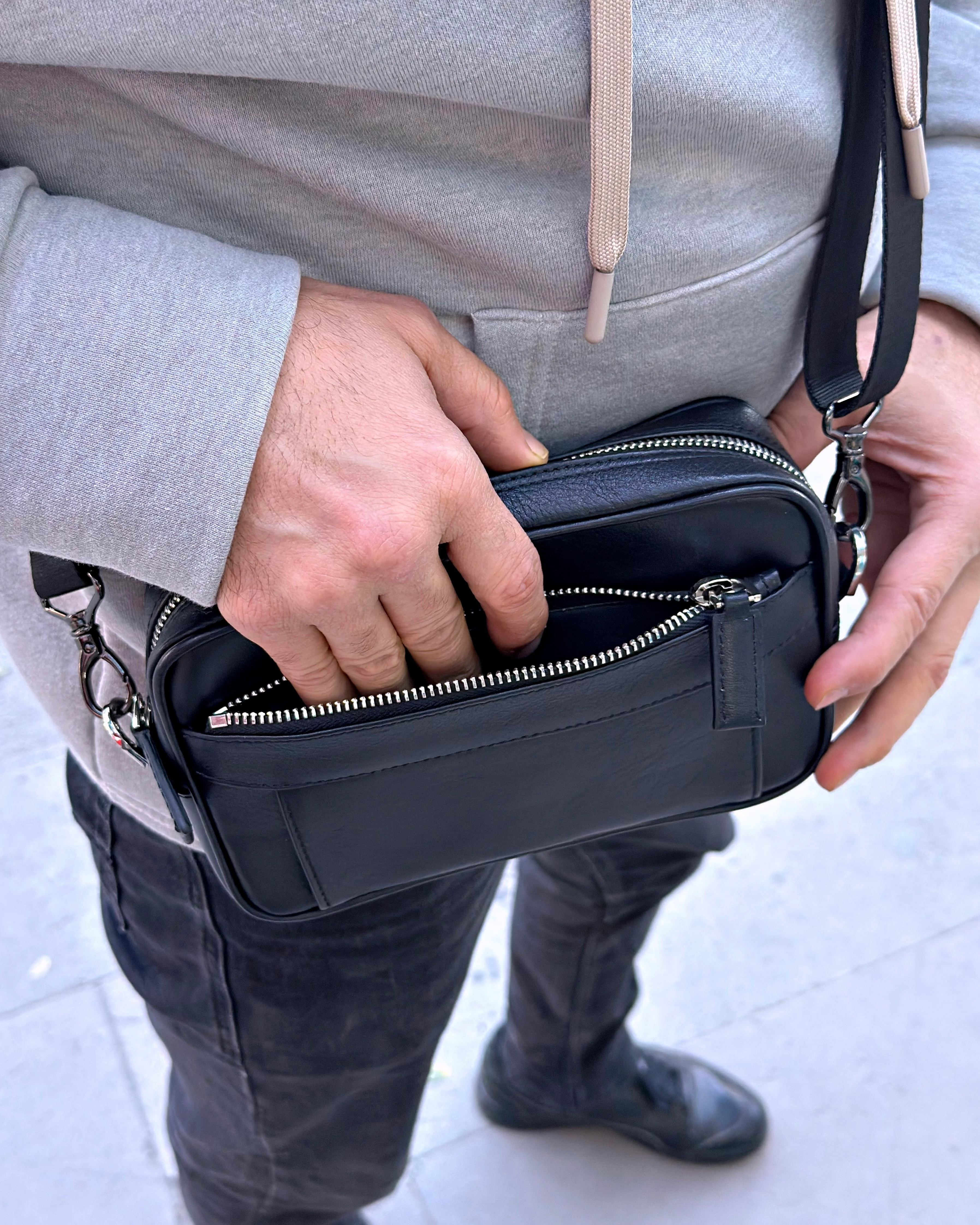 Omuz Askılı Hakiki Deri Çanta 2056 Model