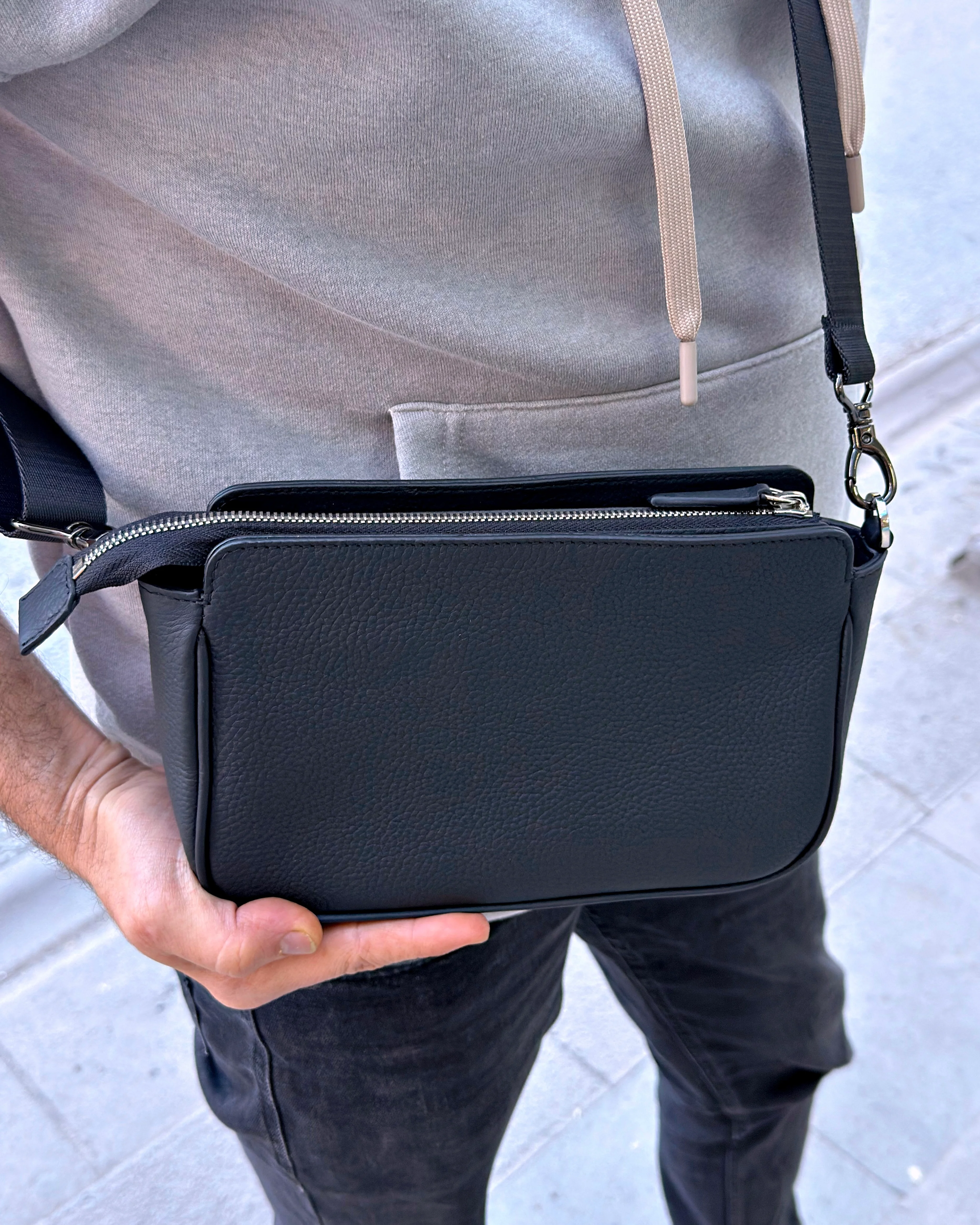 Omuz Askılı Hakiki Deri Çanta 2057 Model