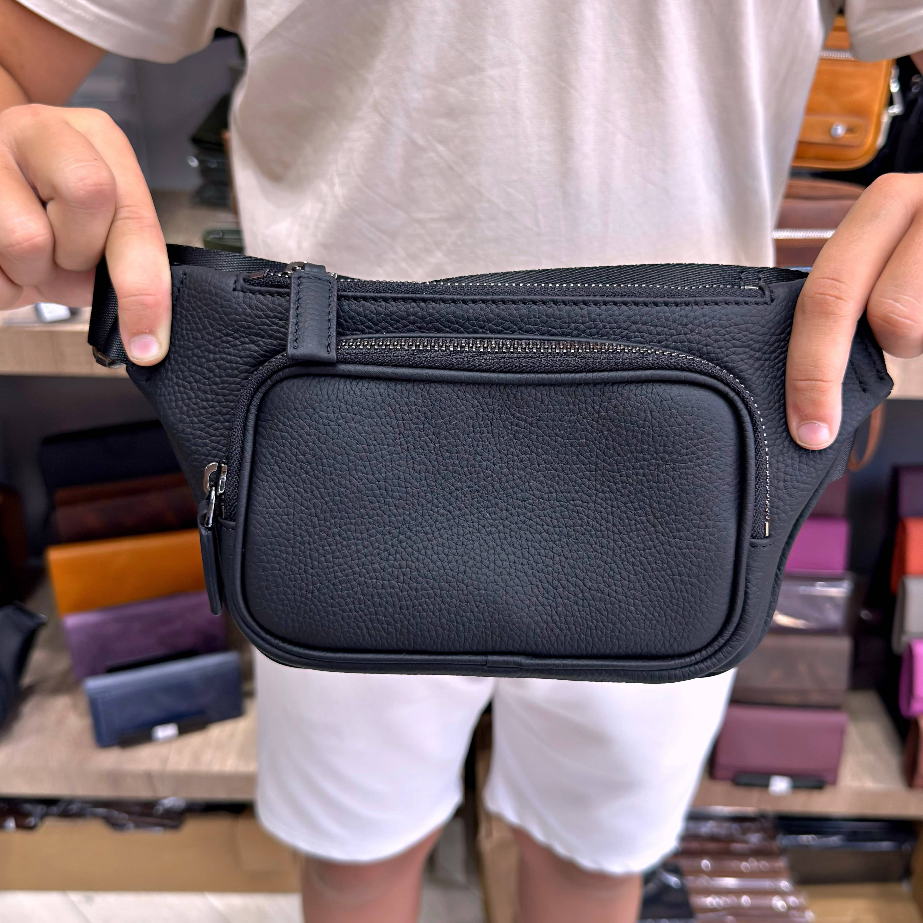Hakiki Deri Crossbody Çapraz Çanta 2050 Model
