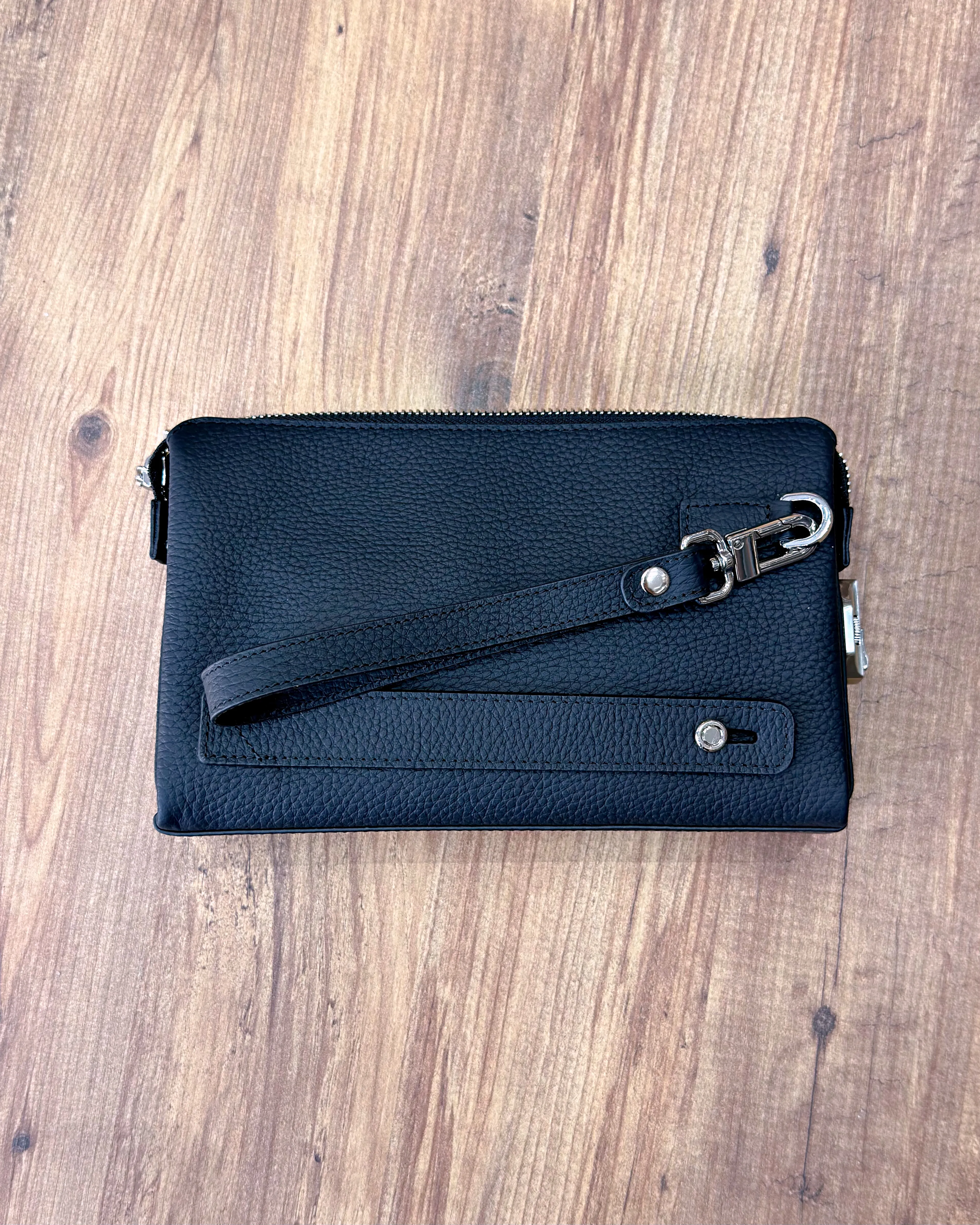 Hakiki Deri Kilitli El Çantası 2055 Model