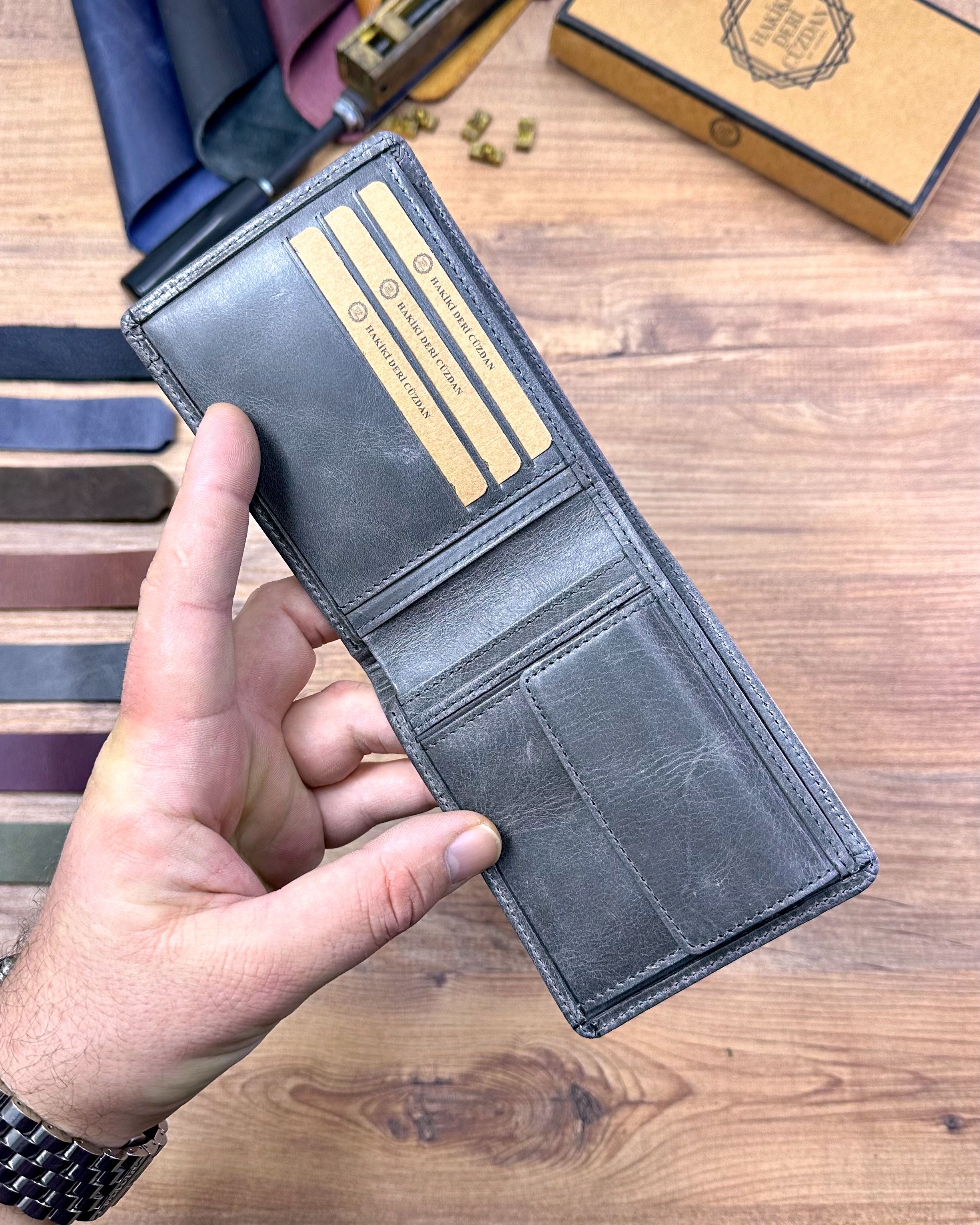 Klasik Model Cüzdan ve Kartlıklı Model Hakiki Deri 1009