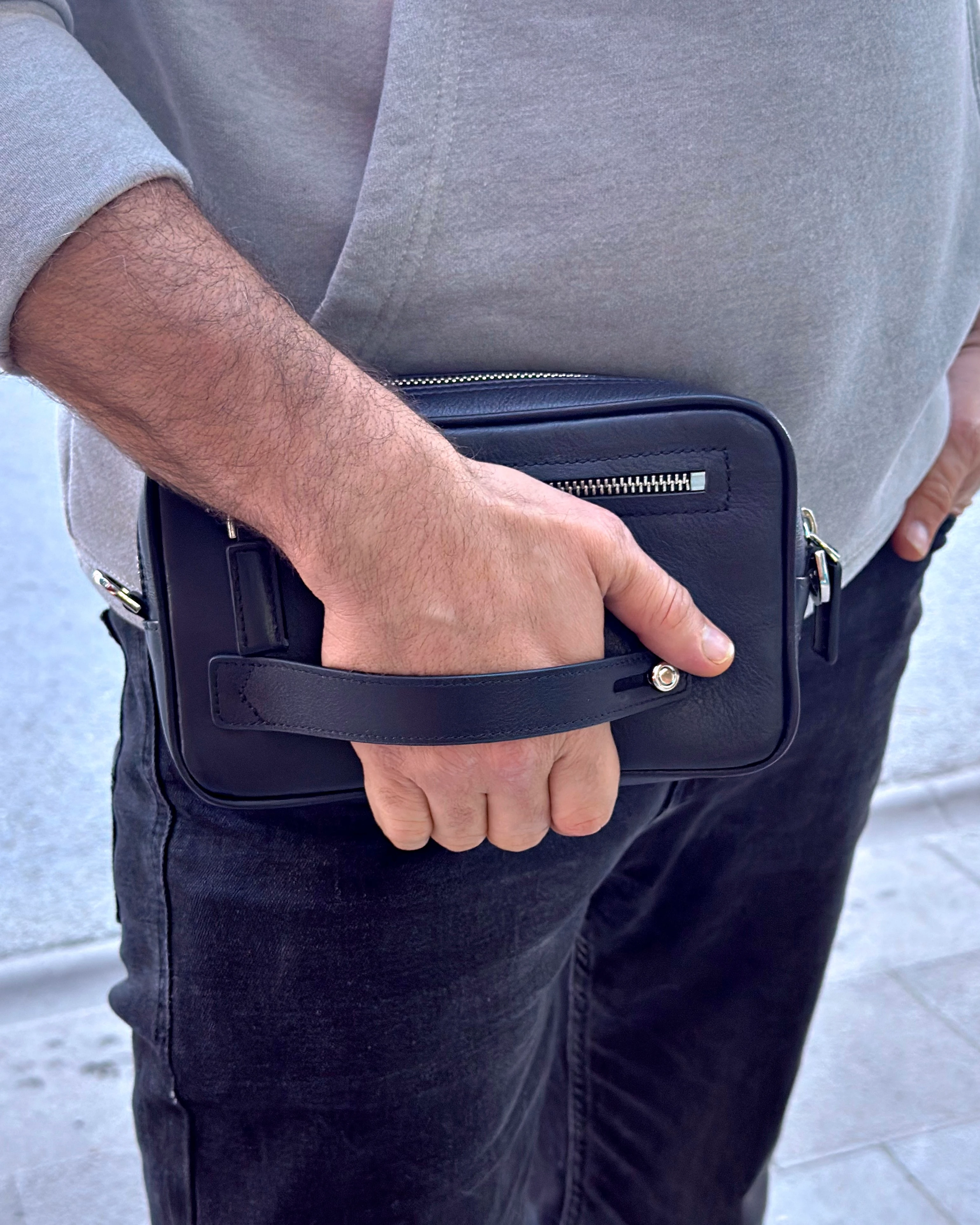 Omuz Askılı Hakiki Deri Çanta 2056 Model