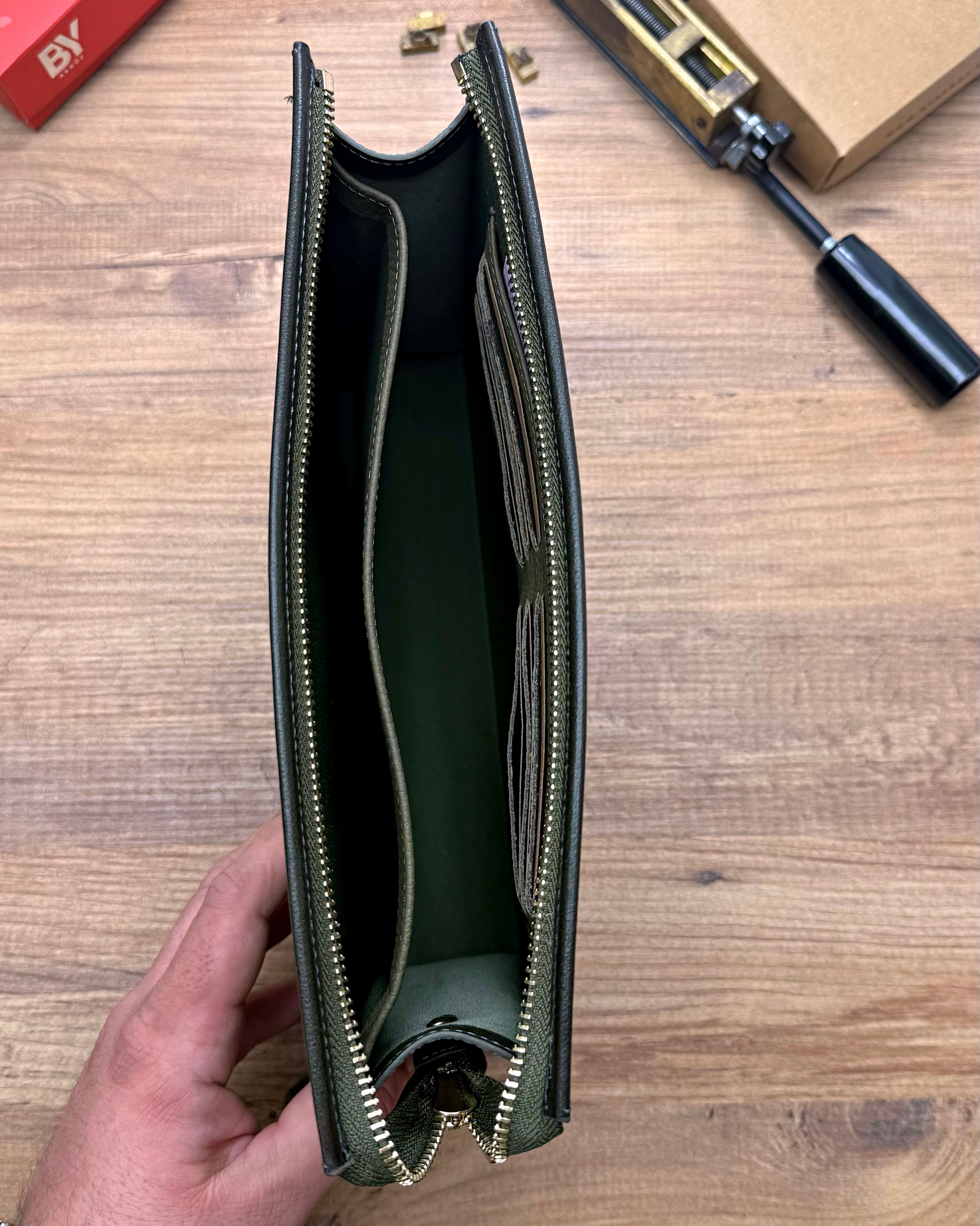 Unisex El Çantası Halili Deri 1047 Model