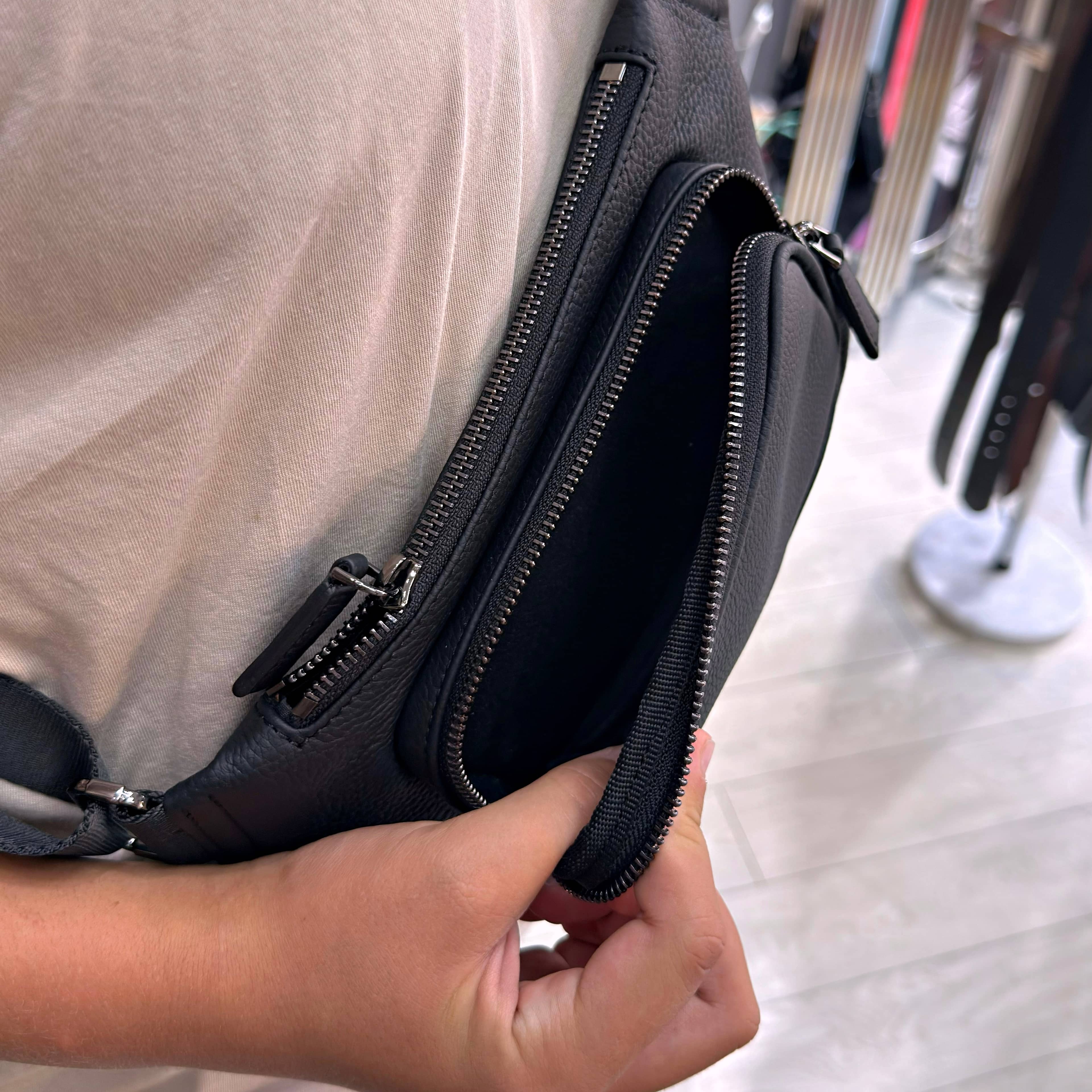 Hakiki Deri Crossbody Çapraz Çanta 2050 Model