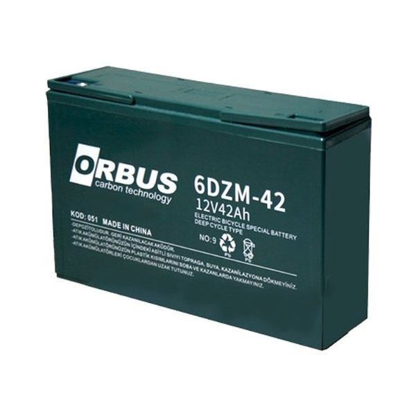 ORBUS 42AH 12V ELEKTRİKLİ BİSİKLET AKÜ