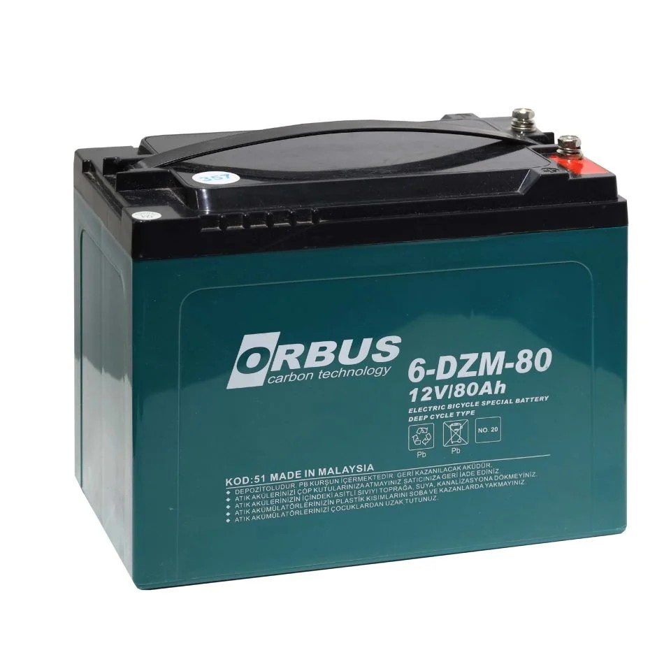 ORBUS 80AH 12V ELEKTRİKLİ BİSİKLET AKÜ