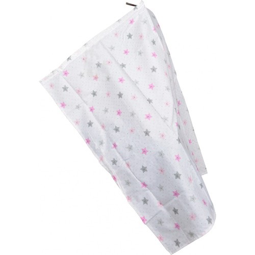 Sema Baby Çok Amaçlı Emzirme Örtüsü - Pembe Yıldız