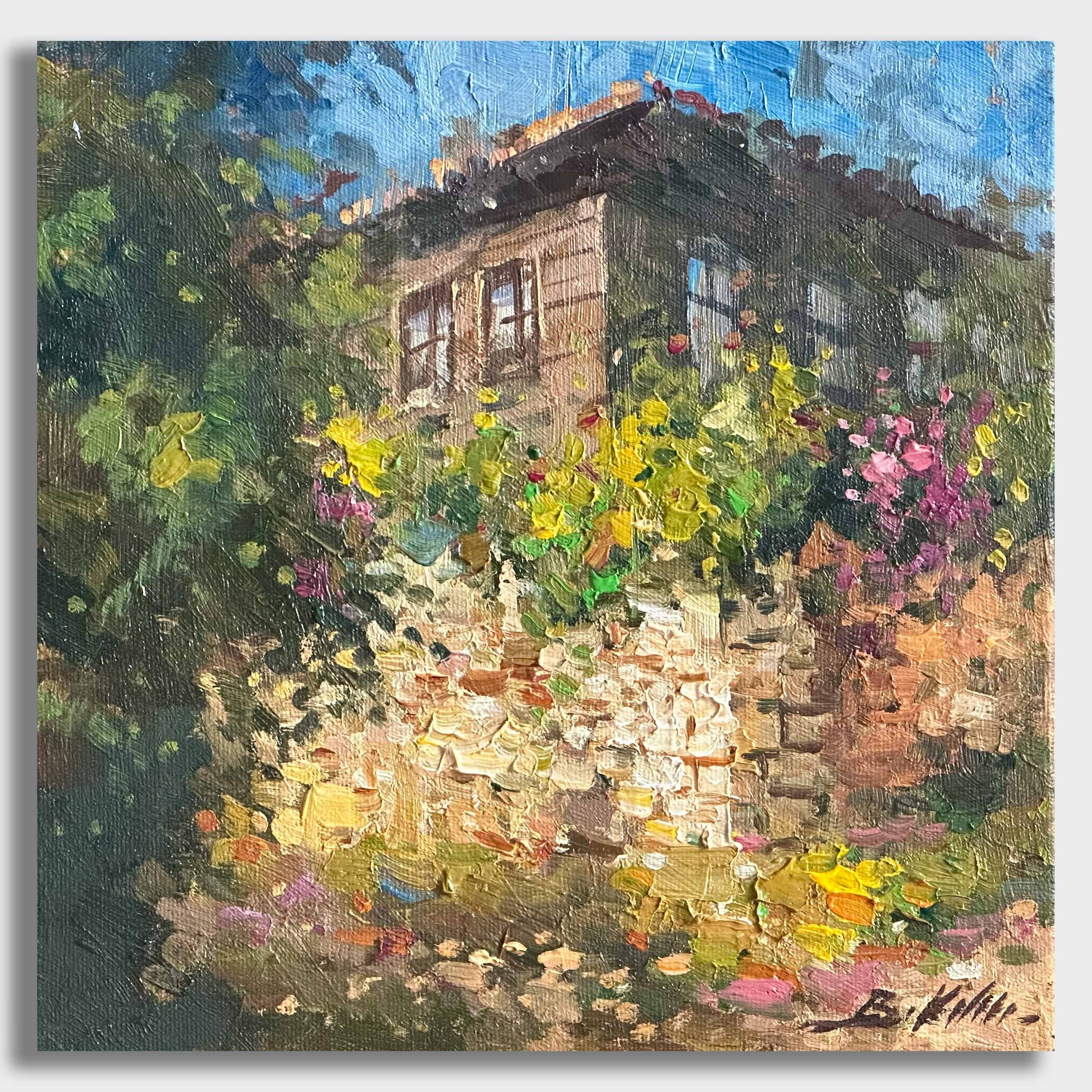 İstanbul- 25x25 cm Yağlı Boya Tablo