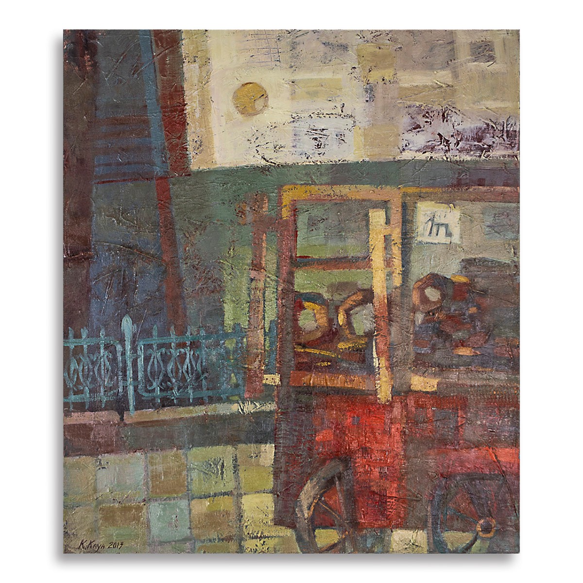 Simitçi - 75x65 cm Yağlı Boya Resim