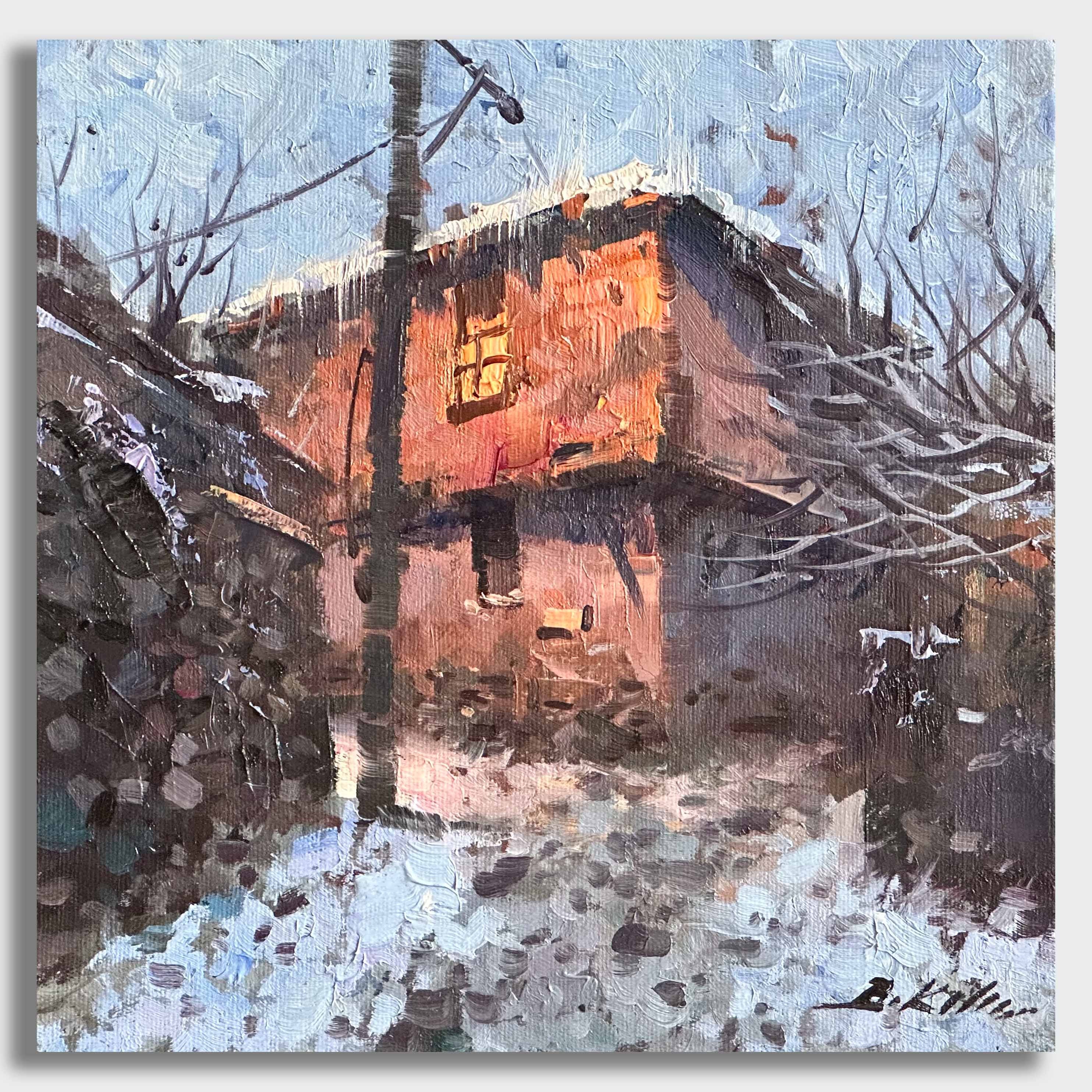 İsimsiz- 25x25 cm Yağlı Boya Tablo