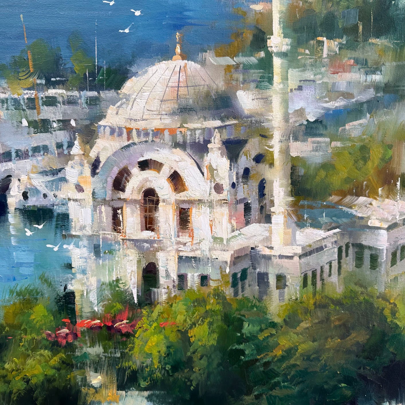 Dolmabahçe - 110x180 cm Yağlı Boya Tablo