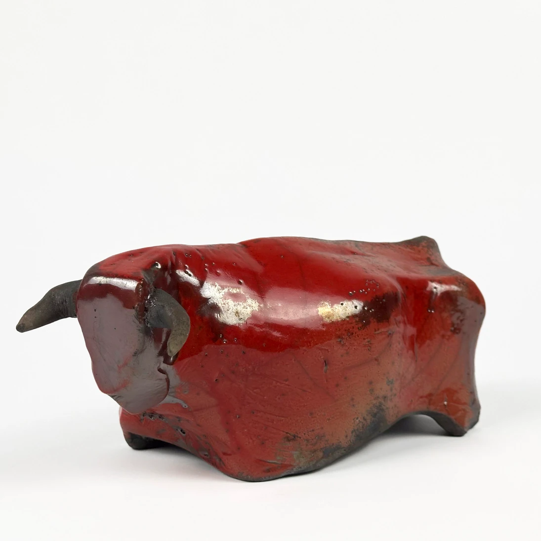 Seramik Boğa Heykeli - Küçük Boy