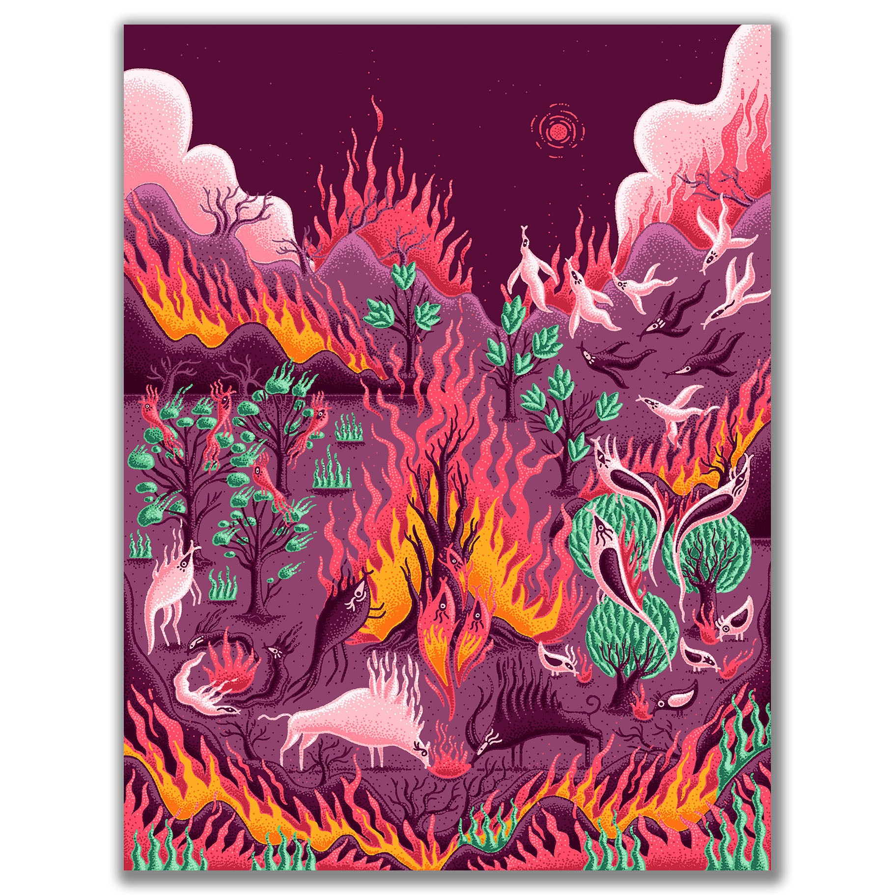 Inferno 1 - 29x22 cm Fine Art Baskı