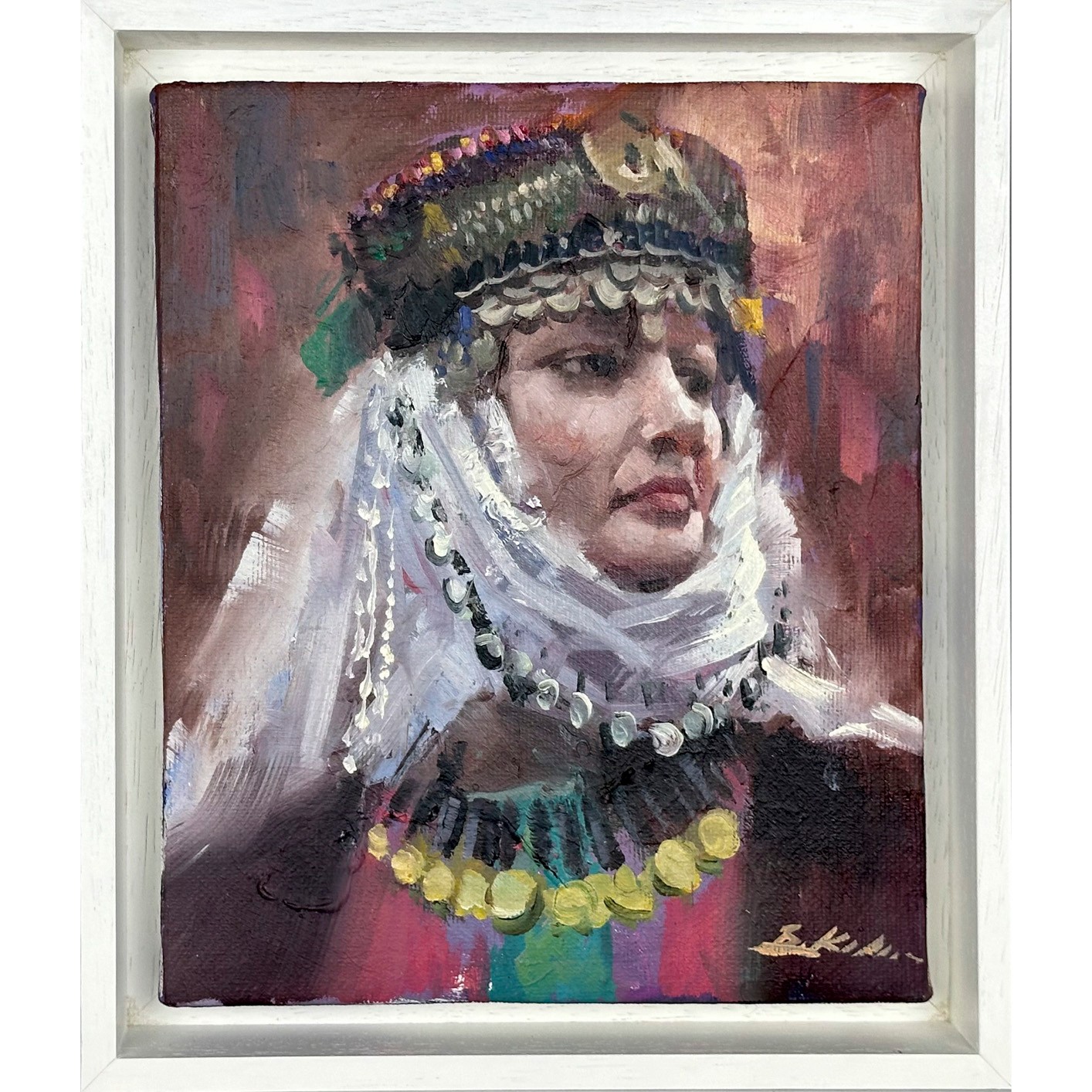 Yörük Kızı - 30x25 cm Yağlı Boya Tablo