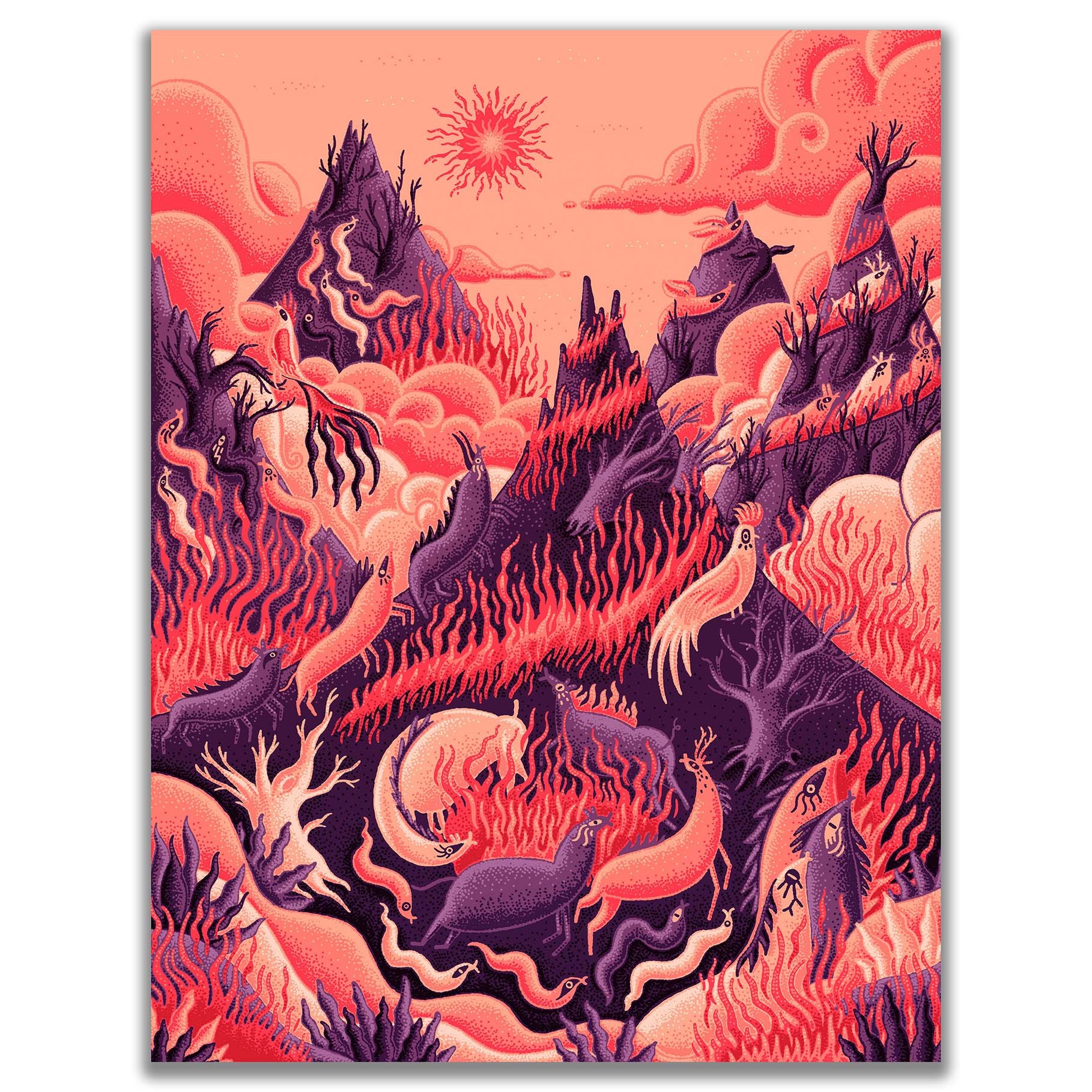 Inferno - 34x26 cm Fine Art Print