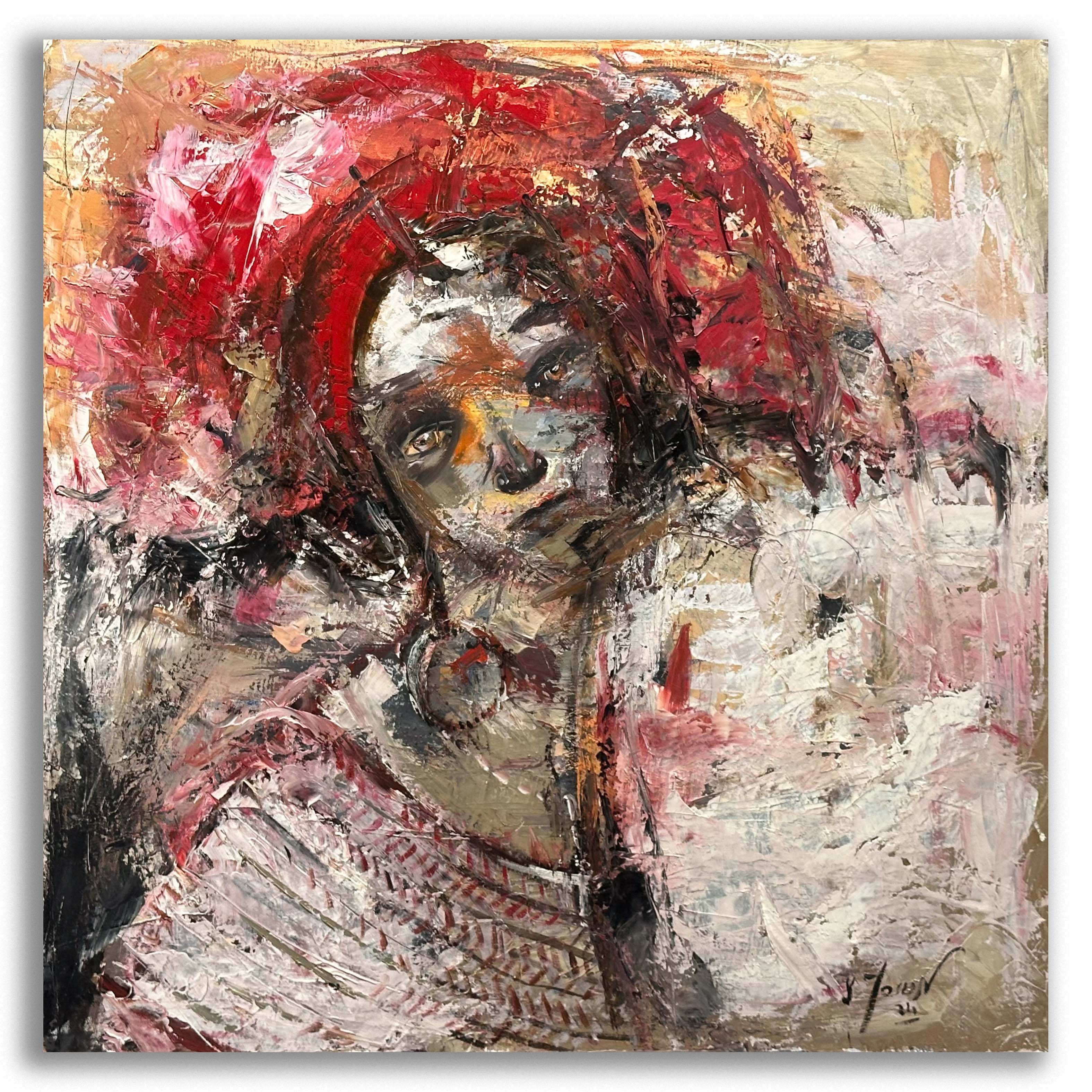 İsimsiz - 70x70 cm Yağlı Boya Tablo