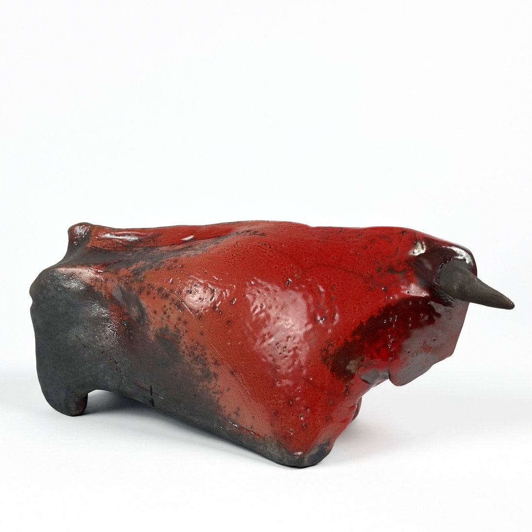 Seramik Boğa Heykeli - Küçük Boy