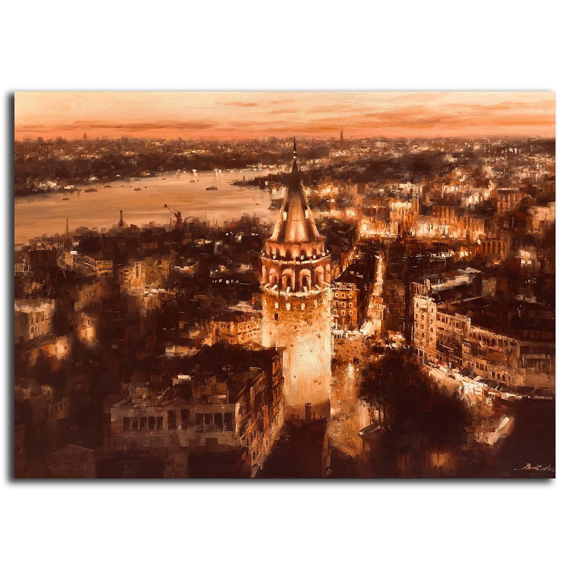 Galata - 110x150 cm Yağlı Boya Tablo