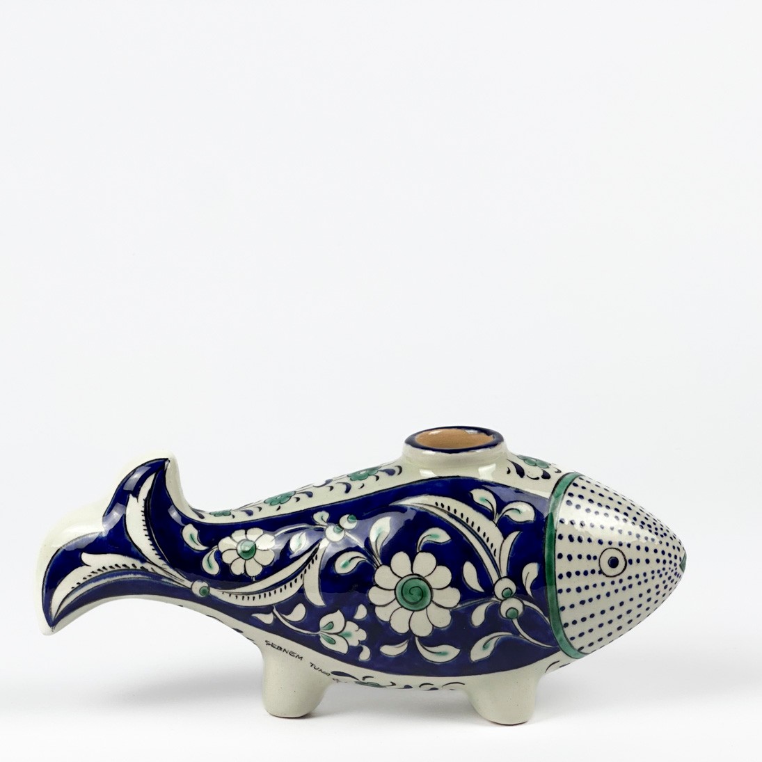 Çini Balık Heykeli - l: 25,5 cm