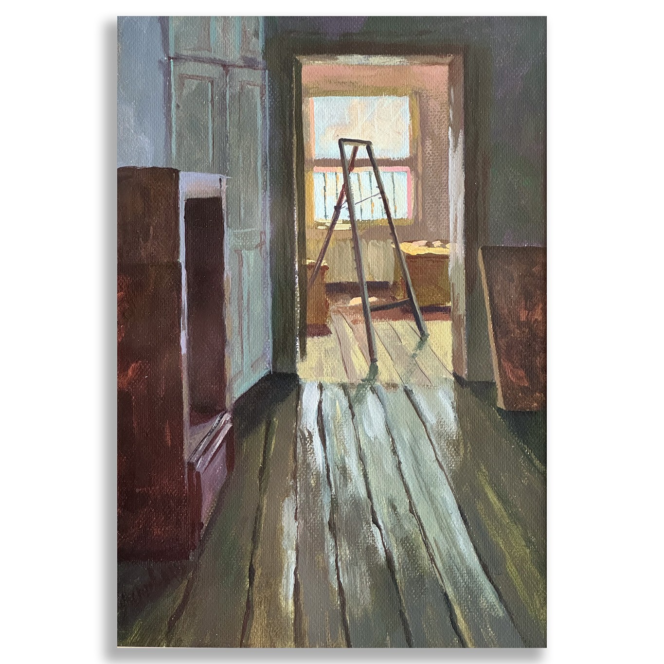 Boş Şövale - 33x22 cm Akrilik Resim
