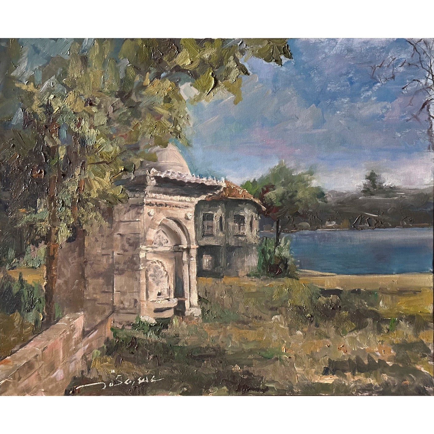 Bahçe - 50x60 cm Yağlı Boya Tablo