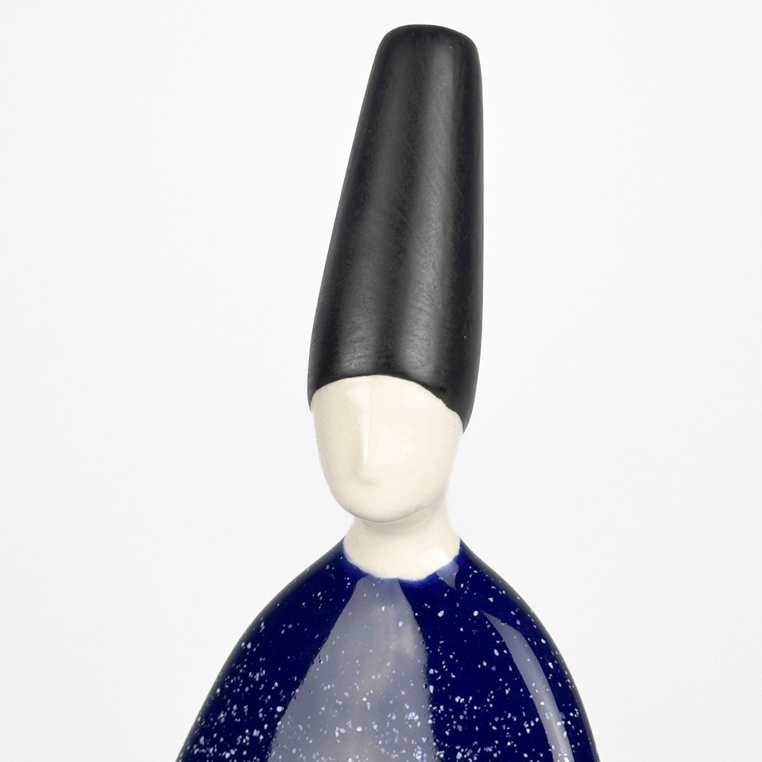 Seramik Semazen Heykeli - h: 28,5 cm - Lacivert