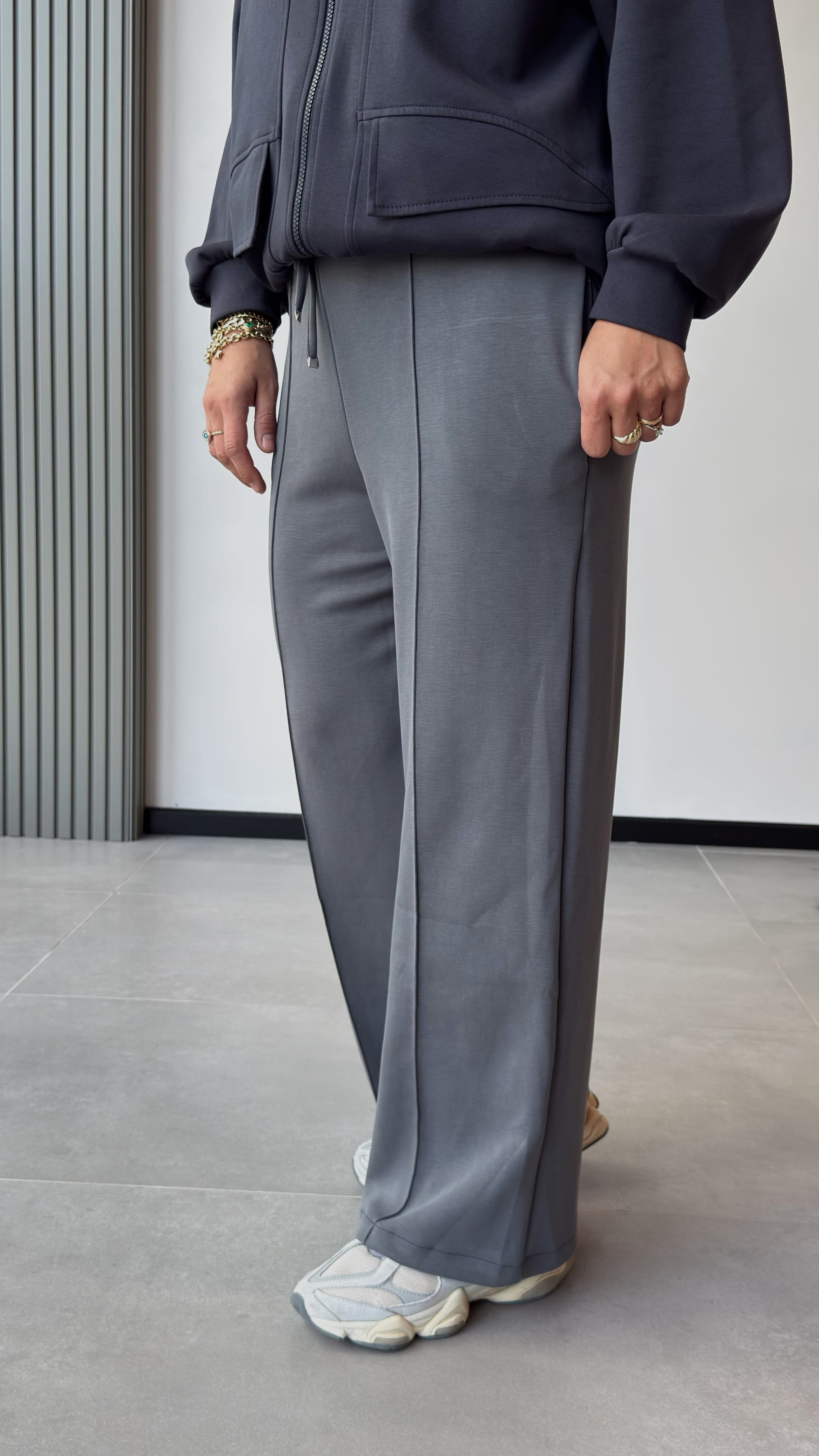 NERVÜRLÜ OYSHO PALAZZO PANTALON