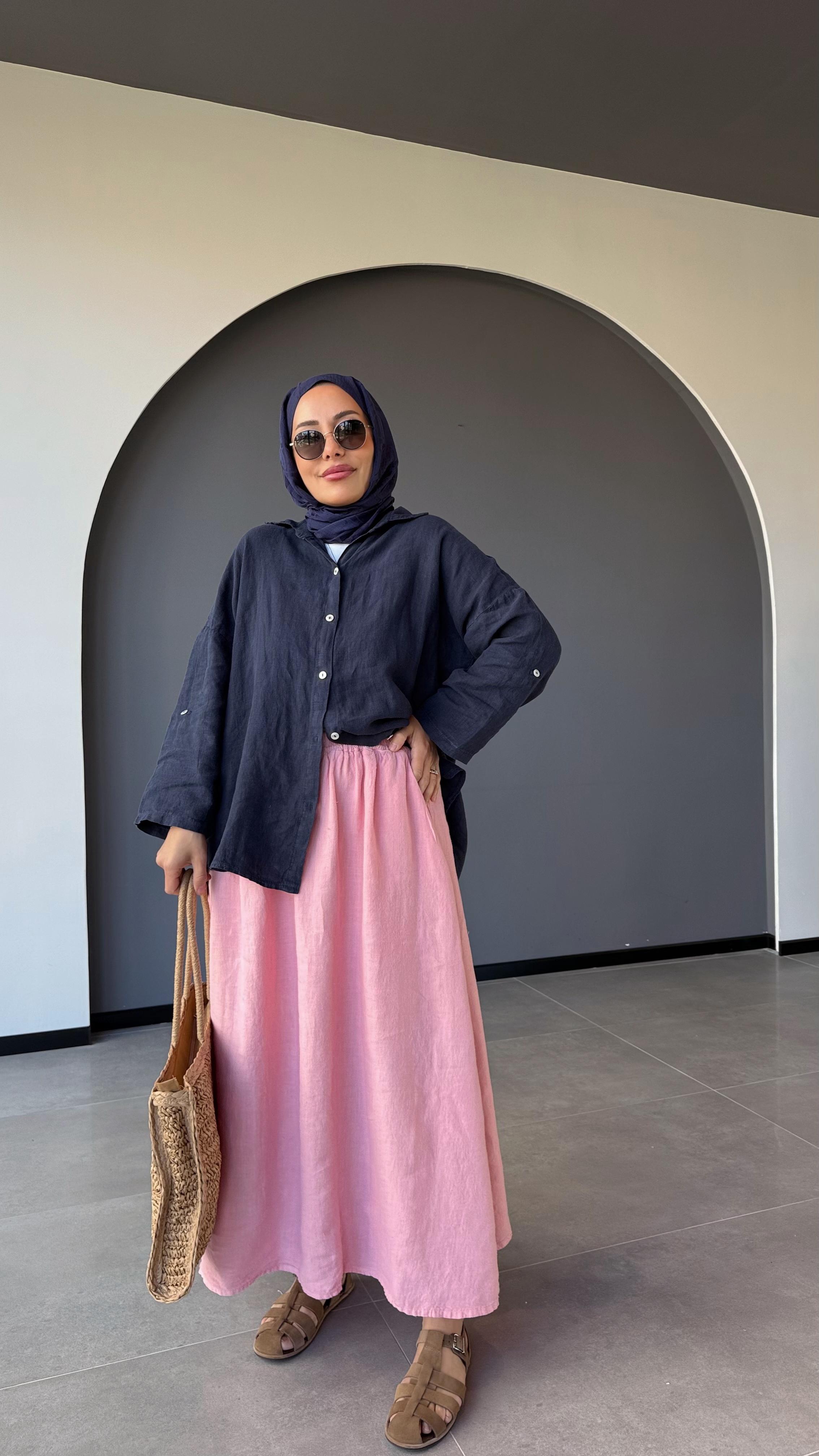 NORA KETEN ETEK - Pembe