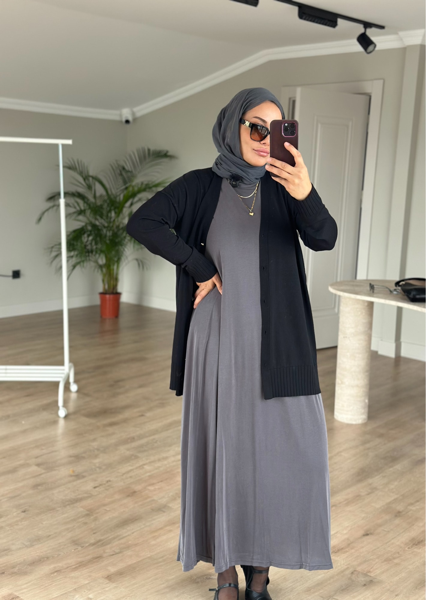 OYSHO ELBİSE-KOLSUZ