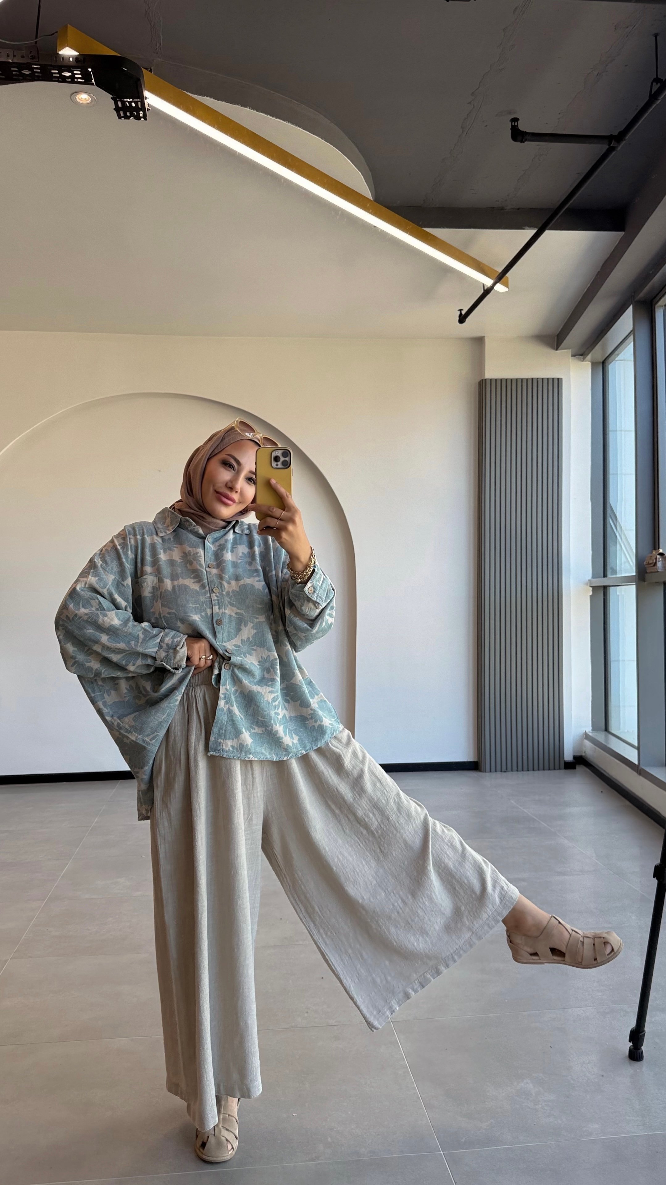 KETEN PAMUK ETEK PANTALON