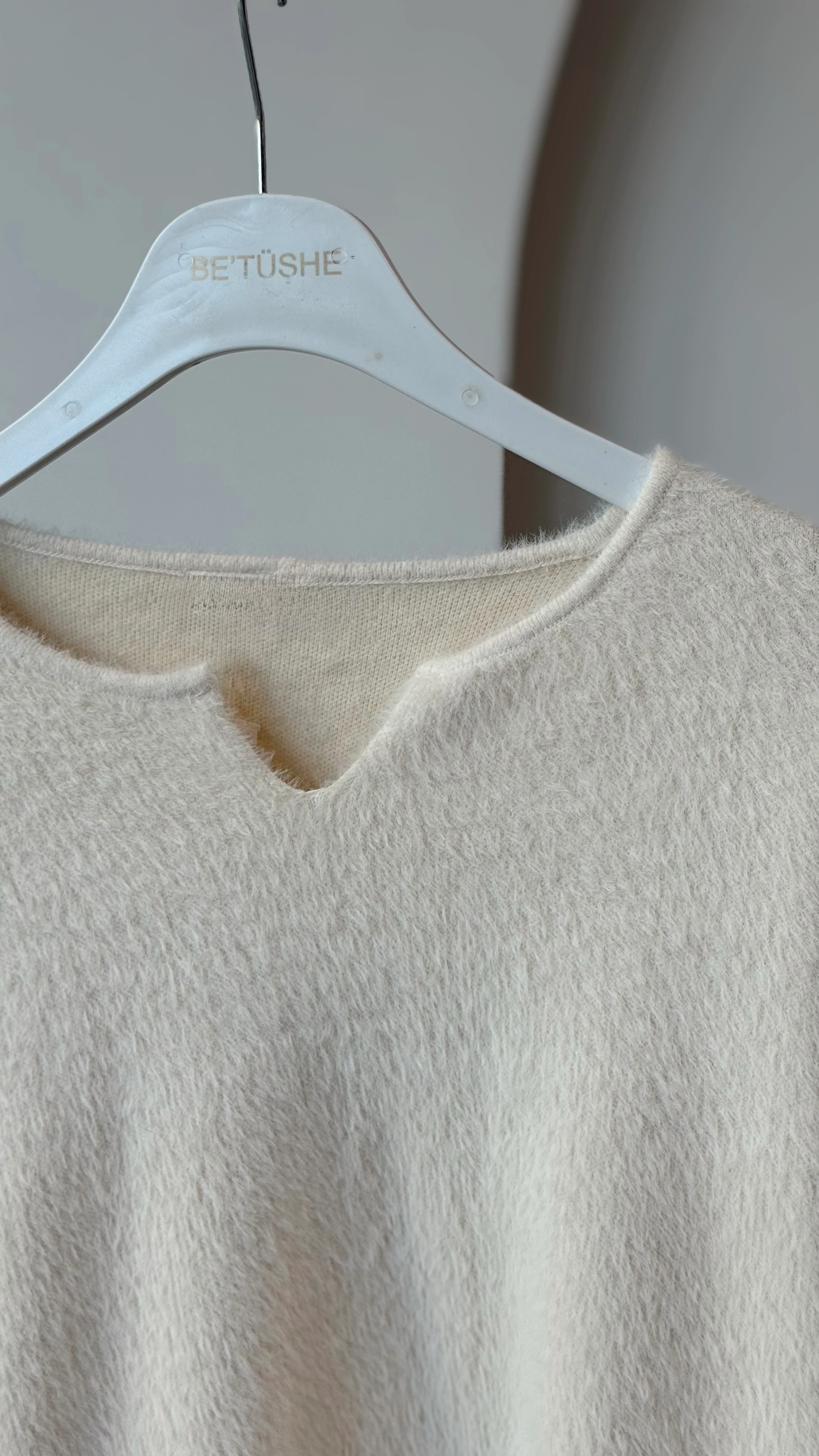 YAKA DETAYLI ANGORA KAZAK