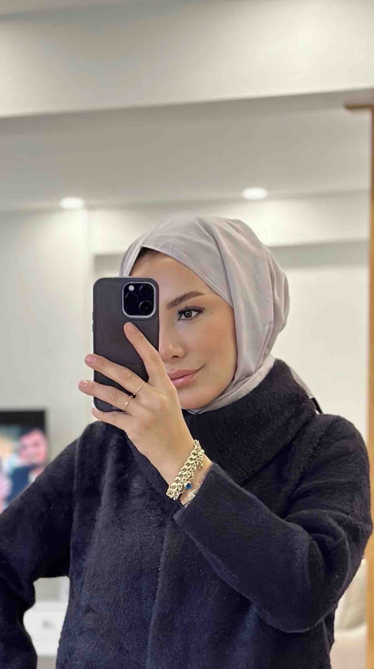 PAMUKLU BÜYÜK KAZ AYAĞI DESENLİ ŞAL