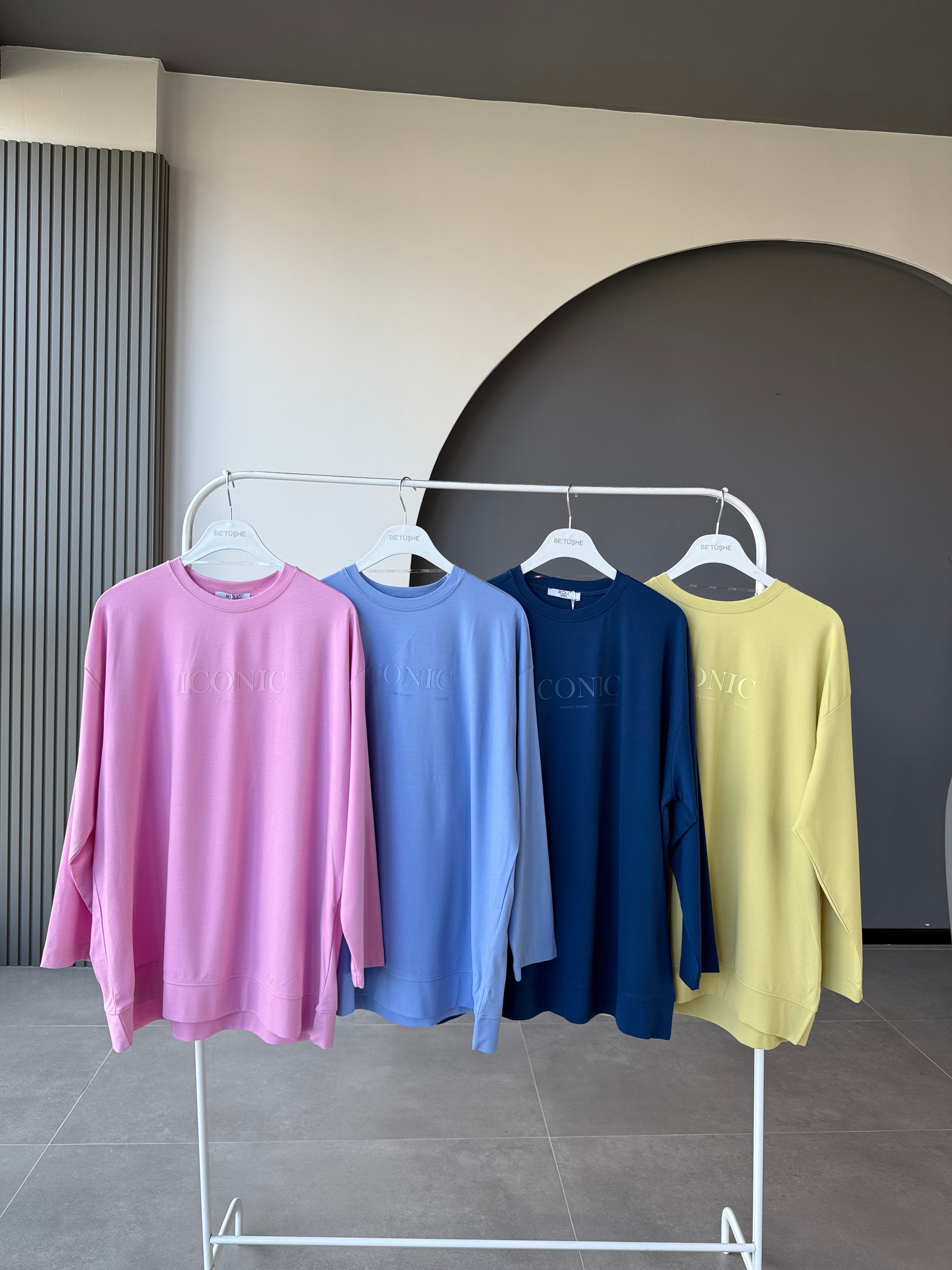 İKONİK YAZLIK SWEAT - Şeker Pembe